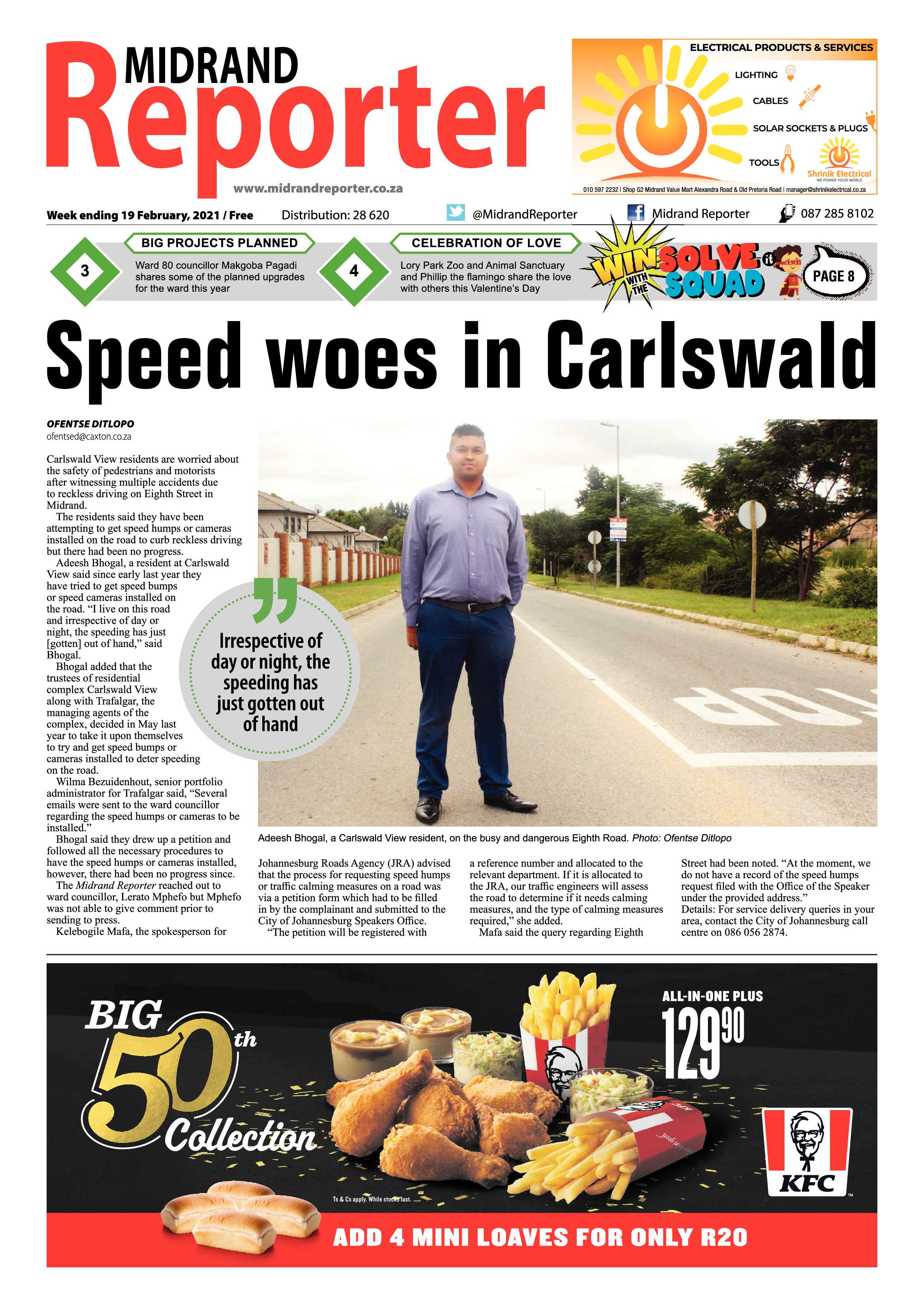 Midrand Reporter 19 February 2021 page 1