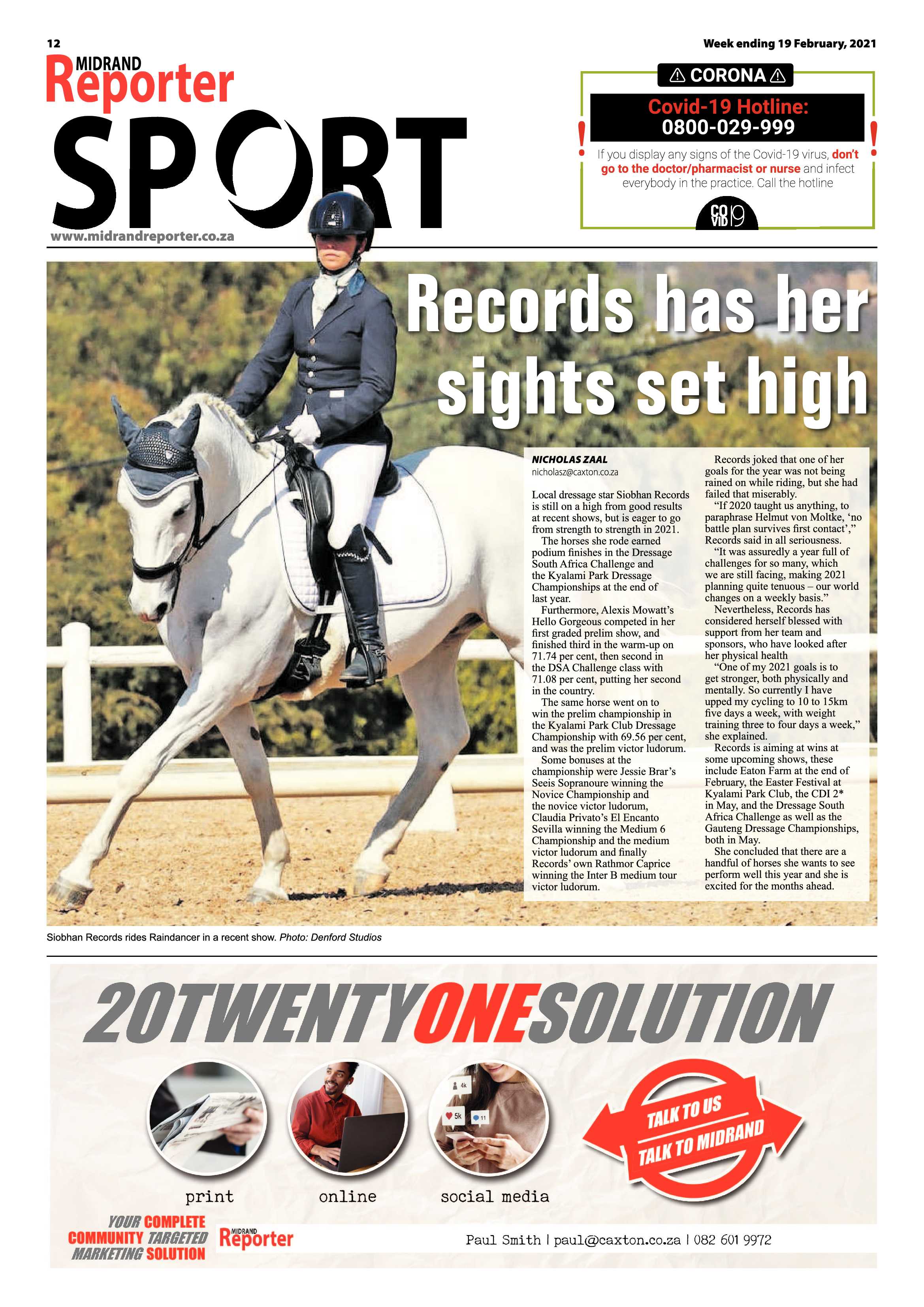 Midrand Reporter 19 February 2021 page 12