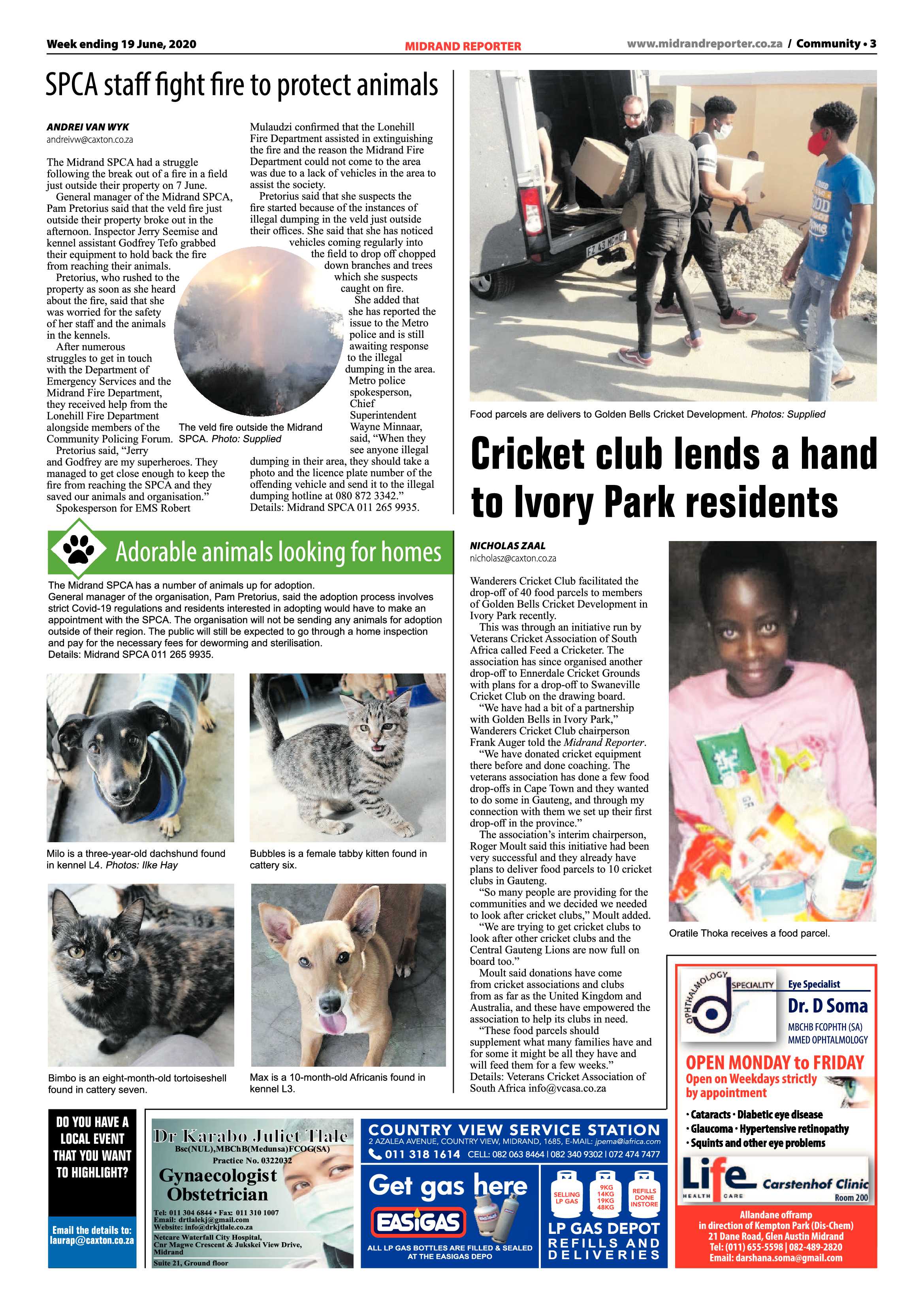 Midrand Reporter 19 June 2020 page 3