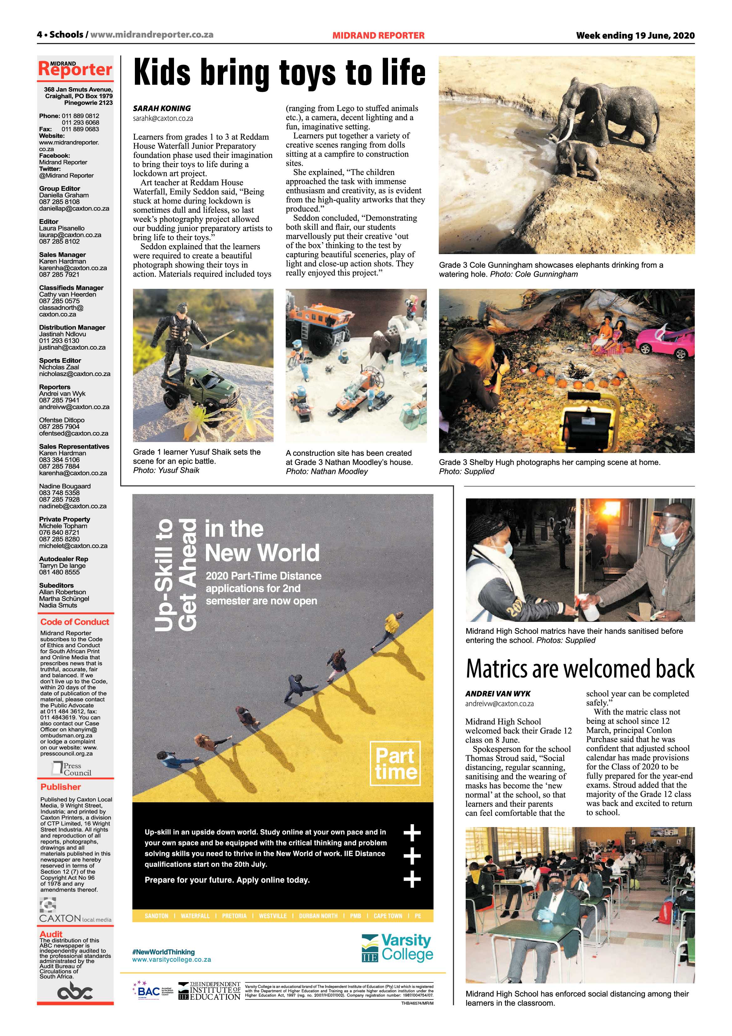 Midrand Reporter 19 June 2020 page 4