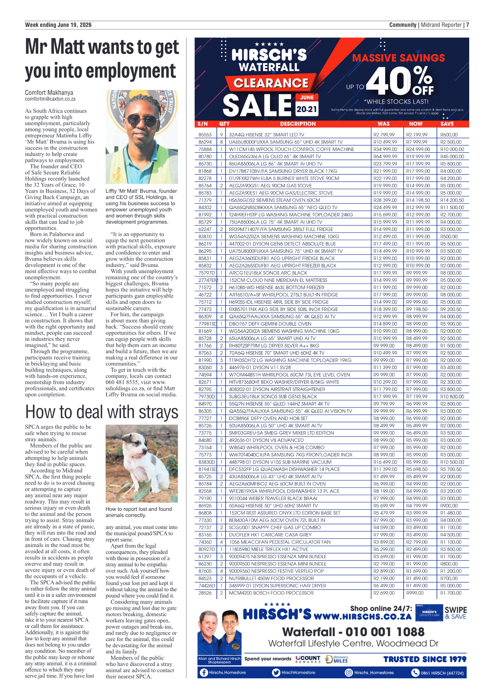Midrand Reporter 19 June 2026 page 7