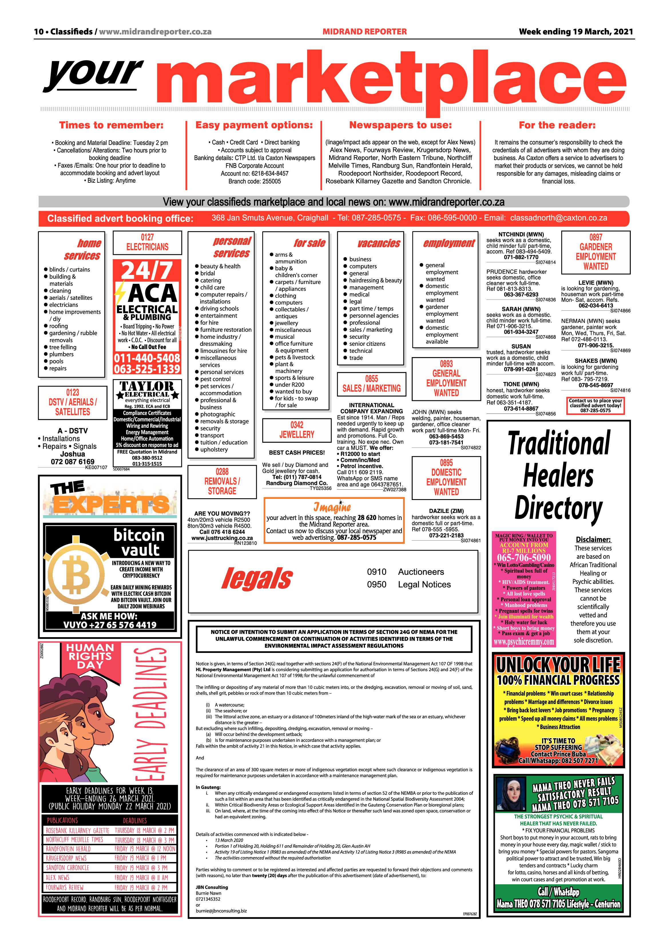 Midrand Reporter 19 March 2021 page 10