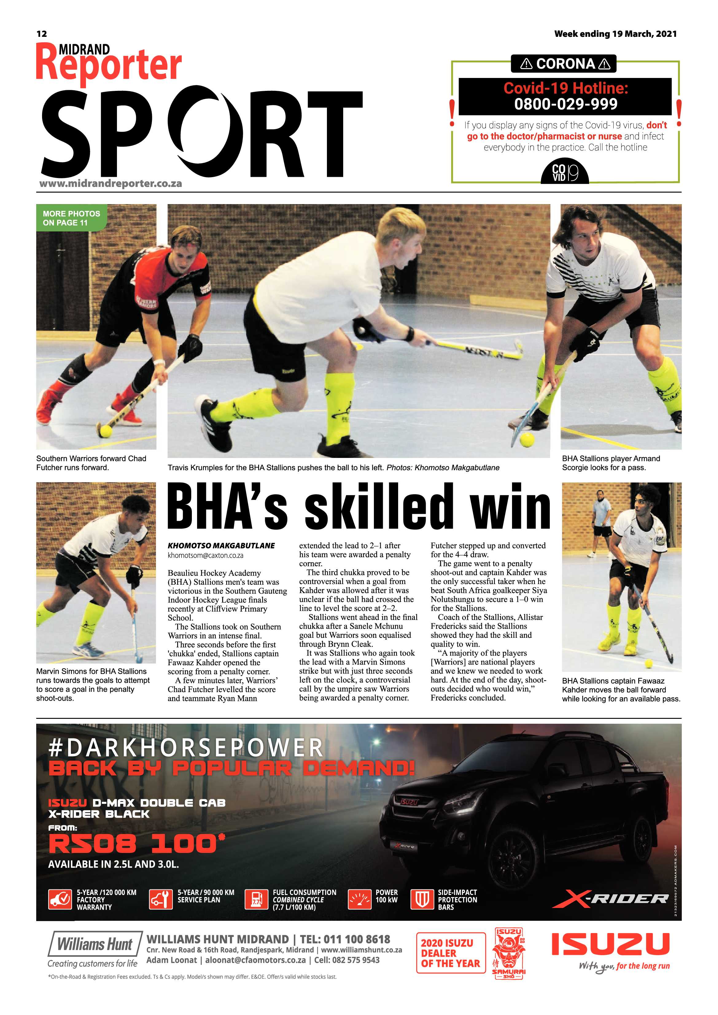 Midrand Reporter 19 March 2021 page 12