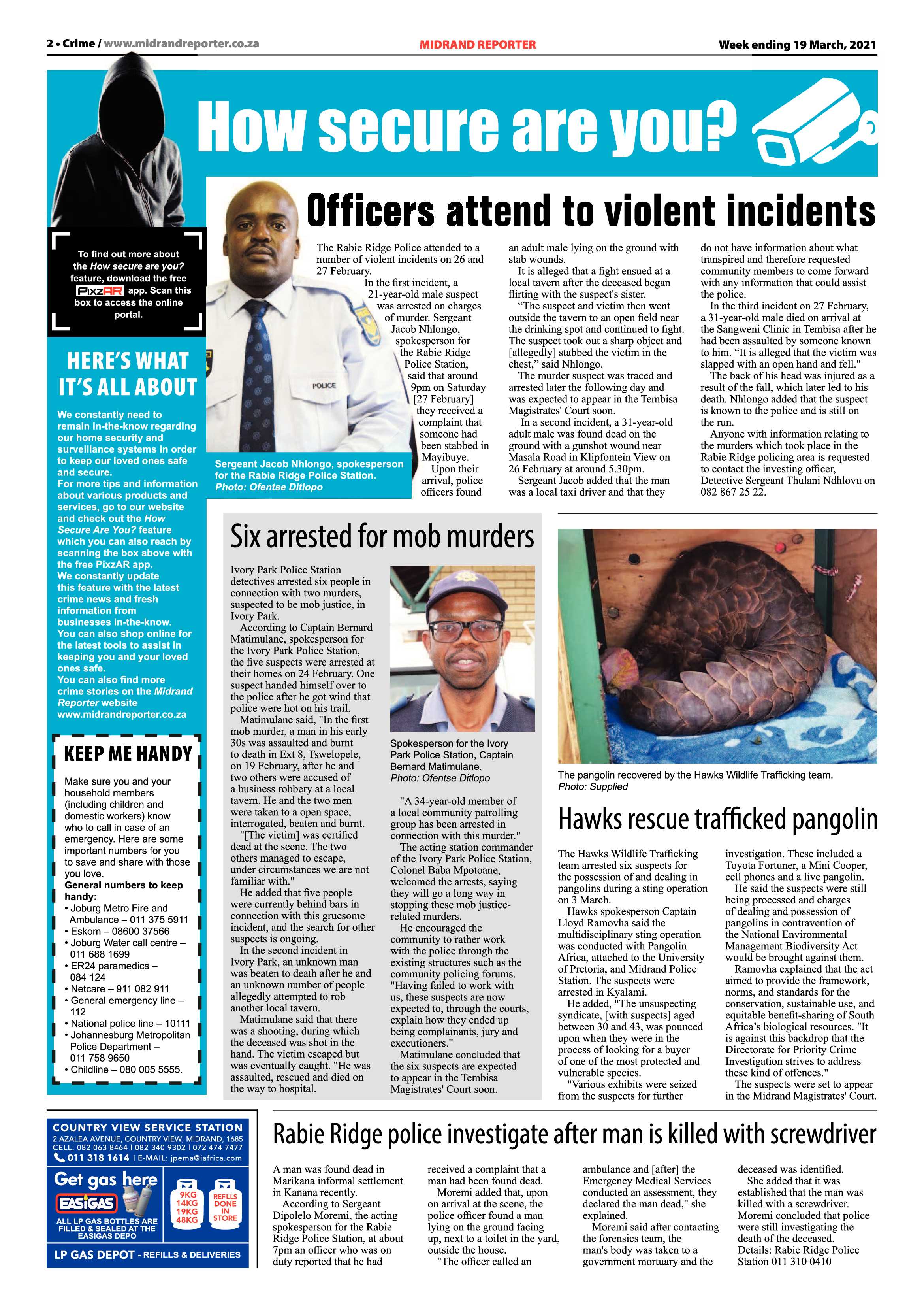 Midrand Reporter 19 March 2021 page 2