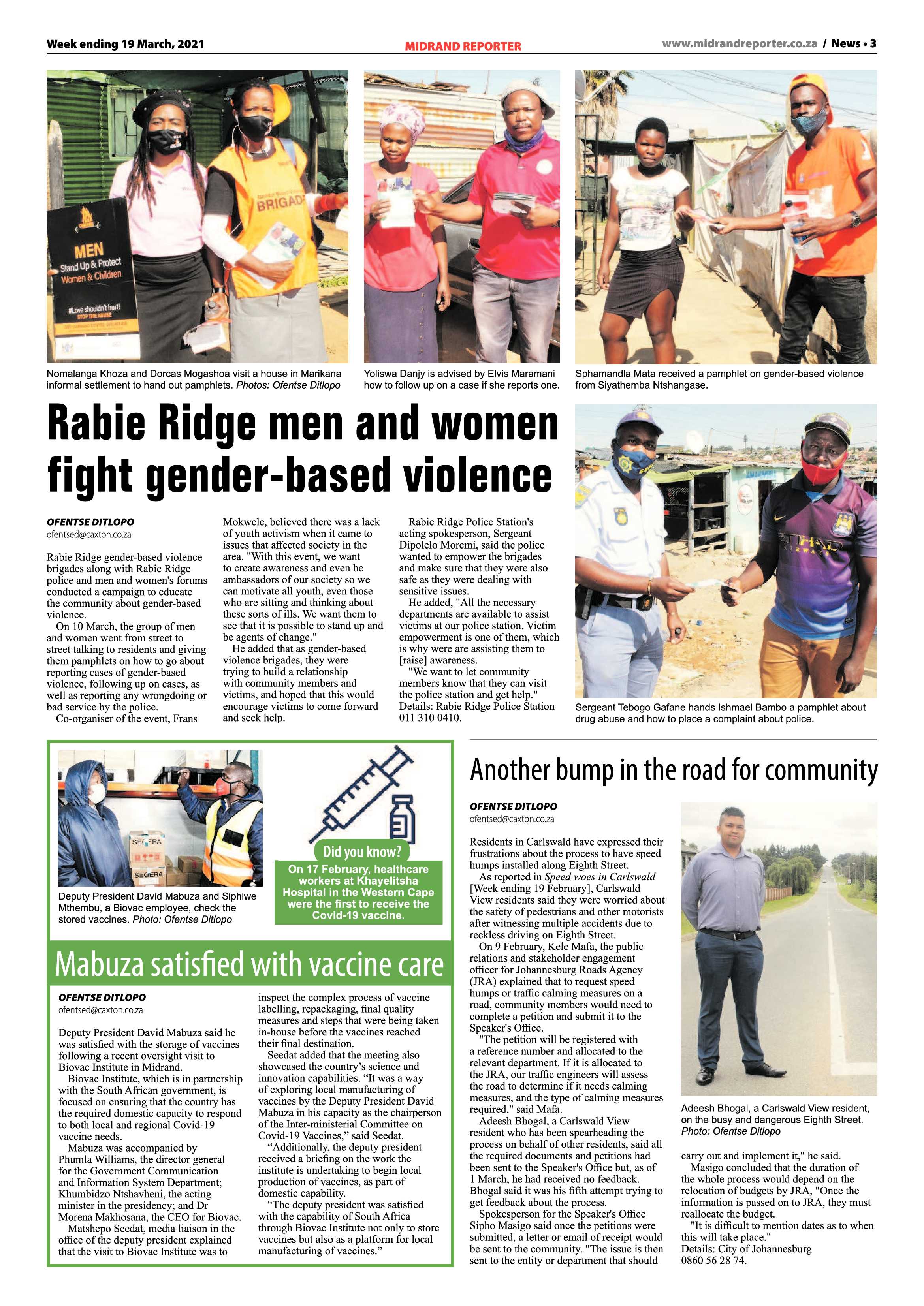 Midrand Reporter 19 March 2021 page 3