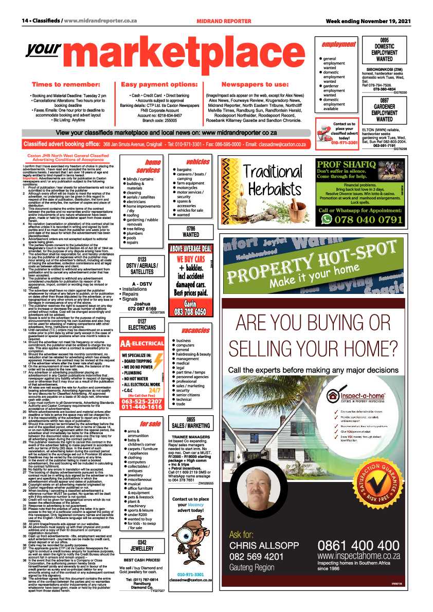 Midrand Reporter  19 November 2021 page 14