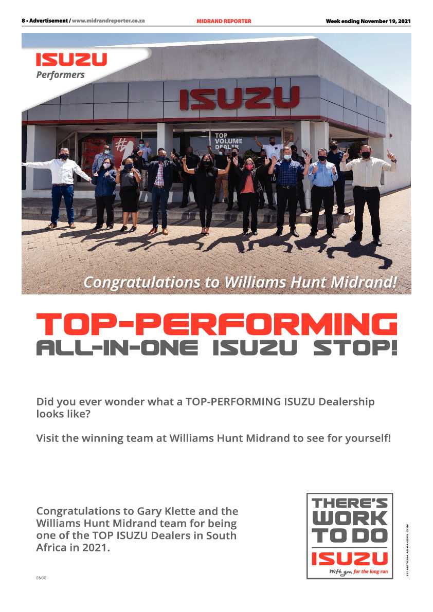 Midrand Reporter  19 November 2021 page 8