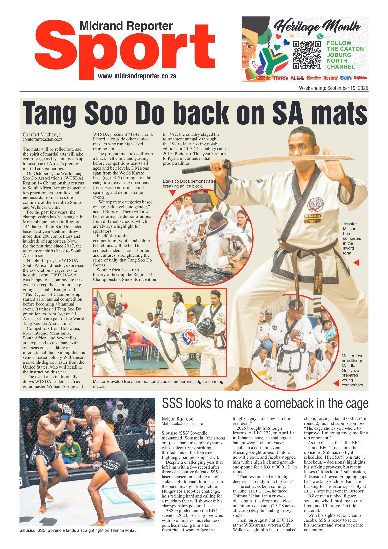 Midrand Reporter 19 September 2025 page 10