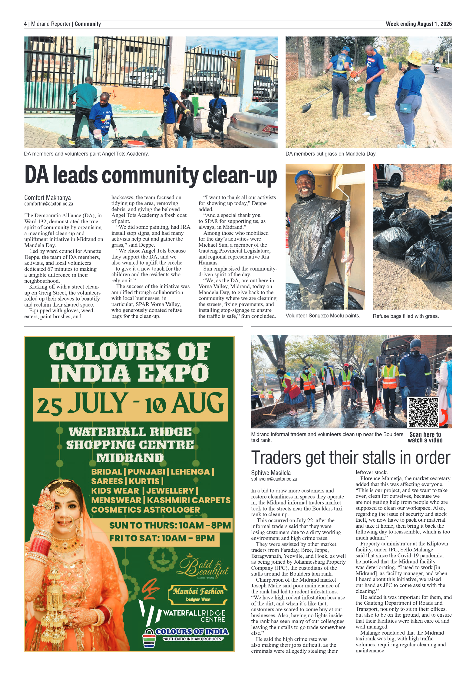 Midrand Reporter 1 August 2025 page 4