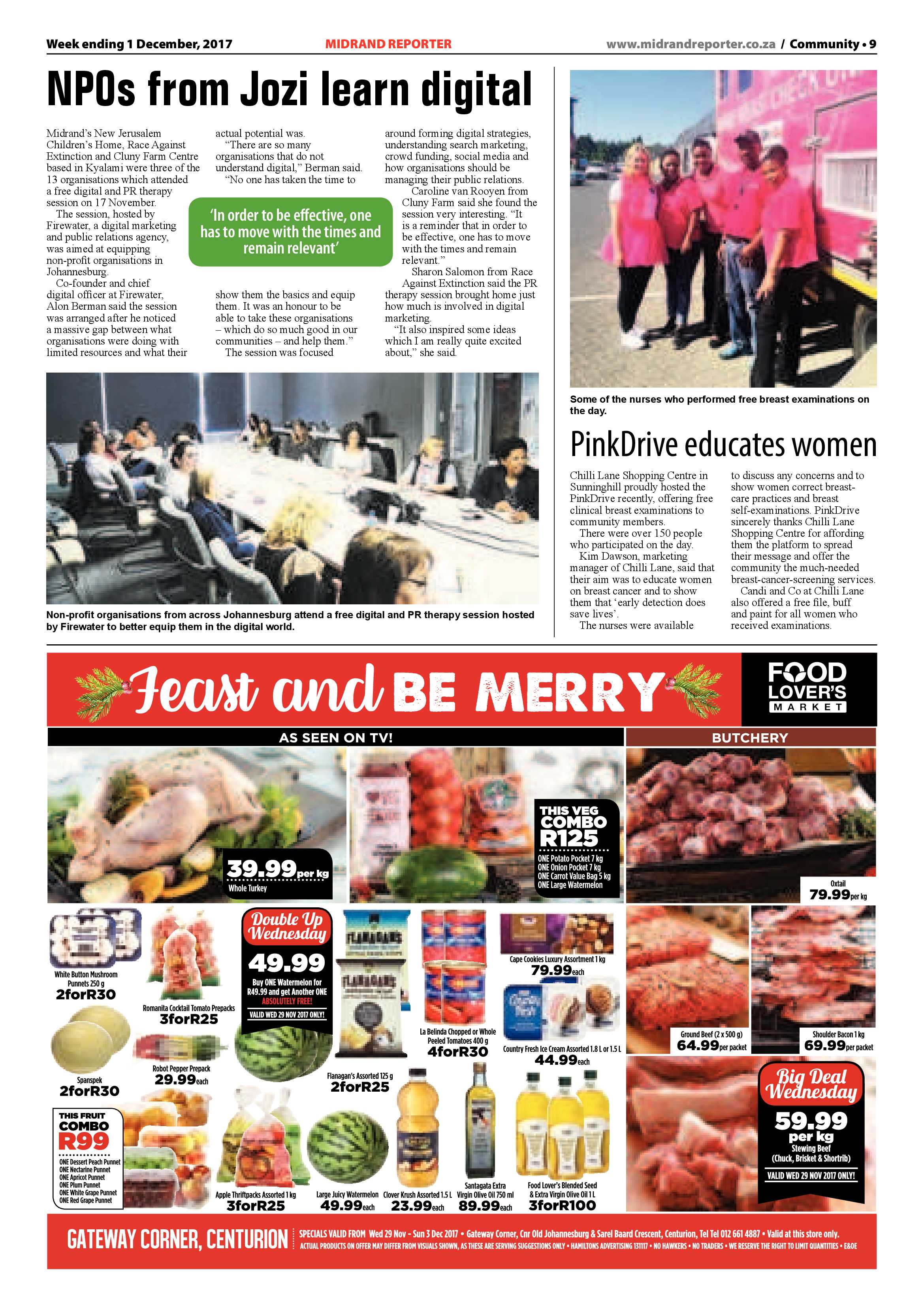 Midrand Reporter 1 December page 9