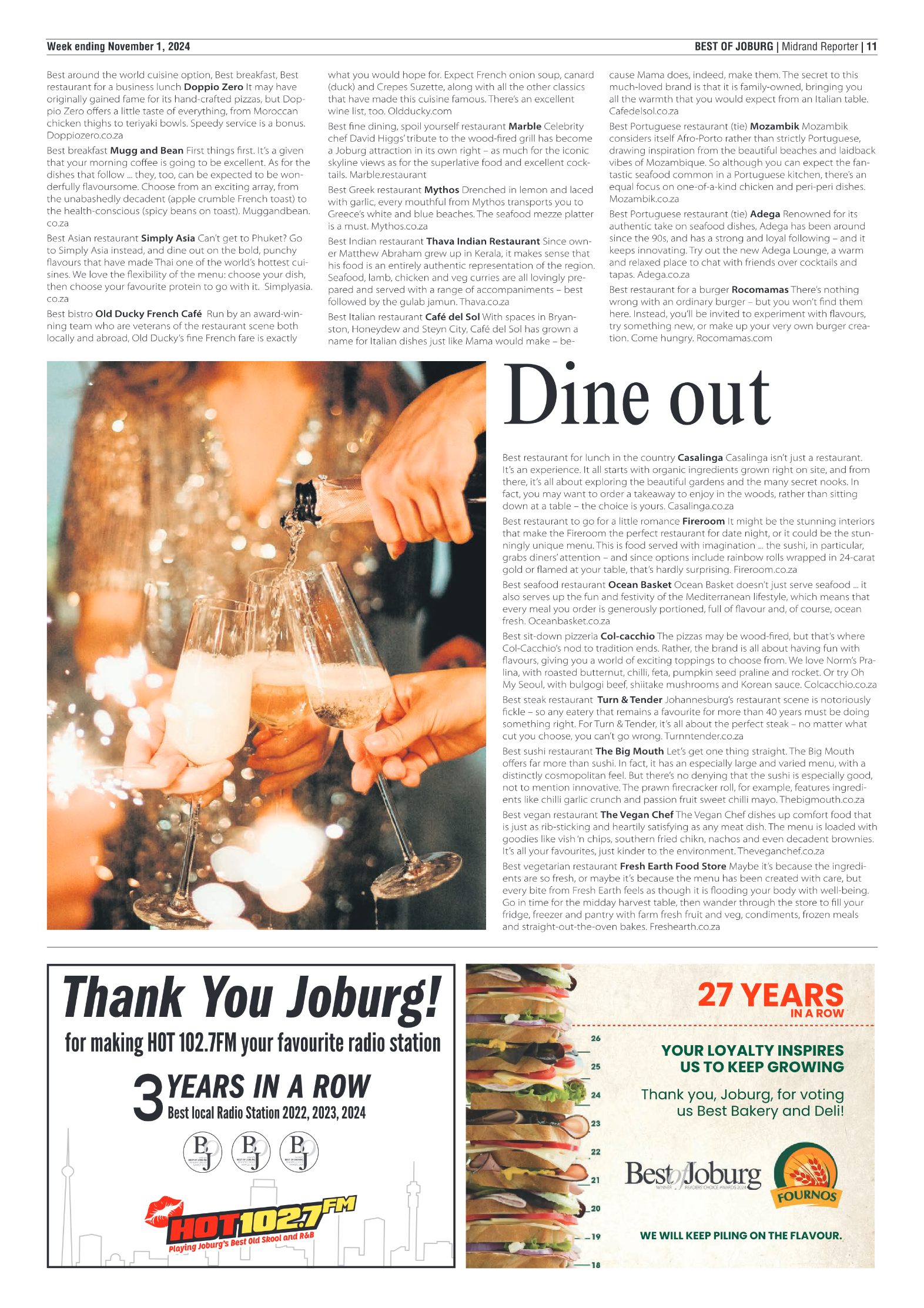 Midrand Reporter 1 November 2024 page 11