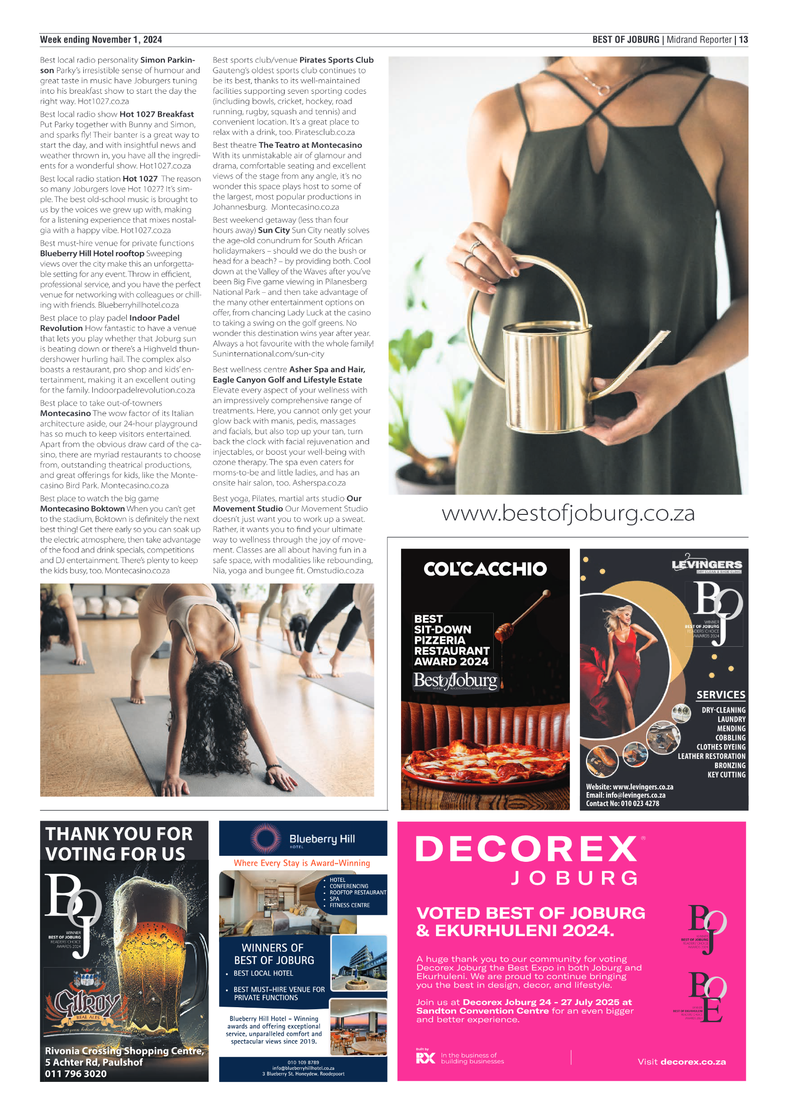 Midrand Reporter 1 November 2024 page 13