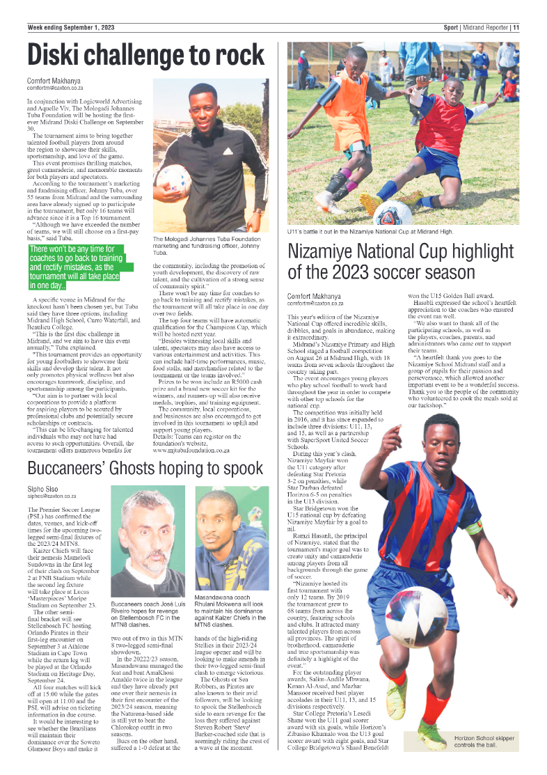 Midrand Reporter 1 September 2023 page 11