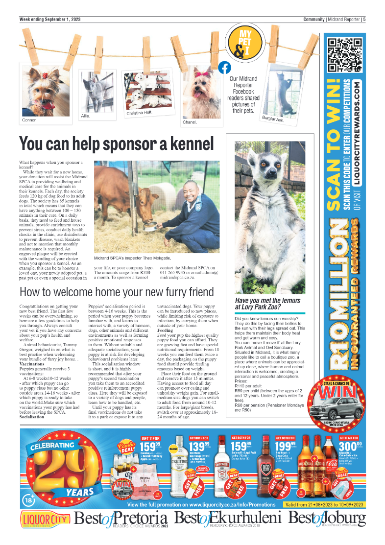 Midrand Reporter 1 September 2023 page 5