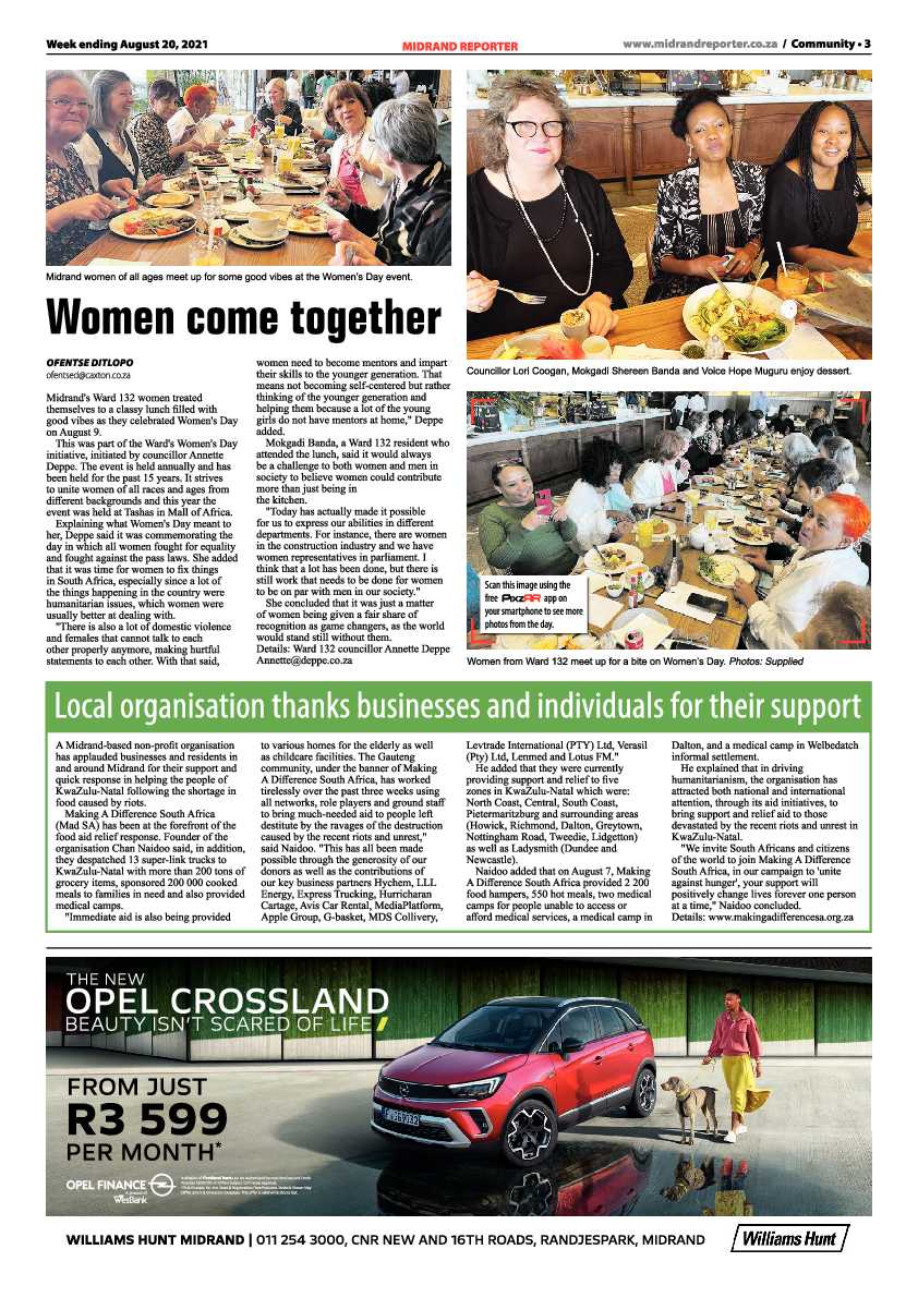 Midrand Reporter 20 August 2021 page 3