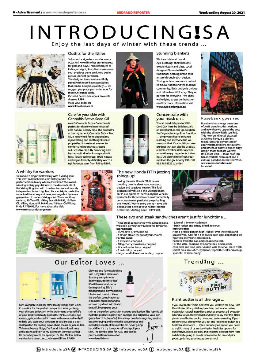 Midrand Reporter 20 August 2021 page 6