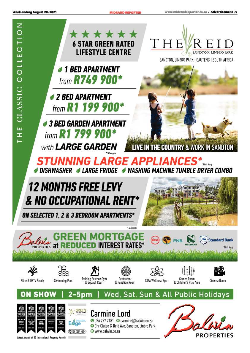 Midrand Reporter 20 August 2021 page 9