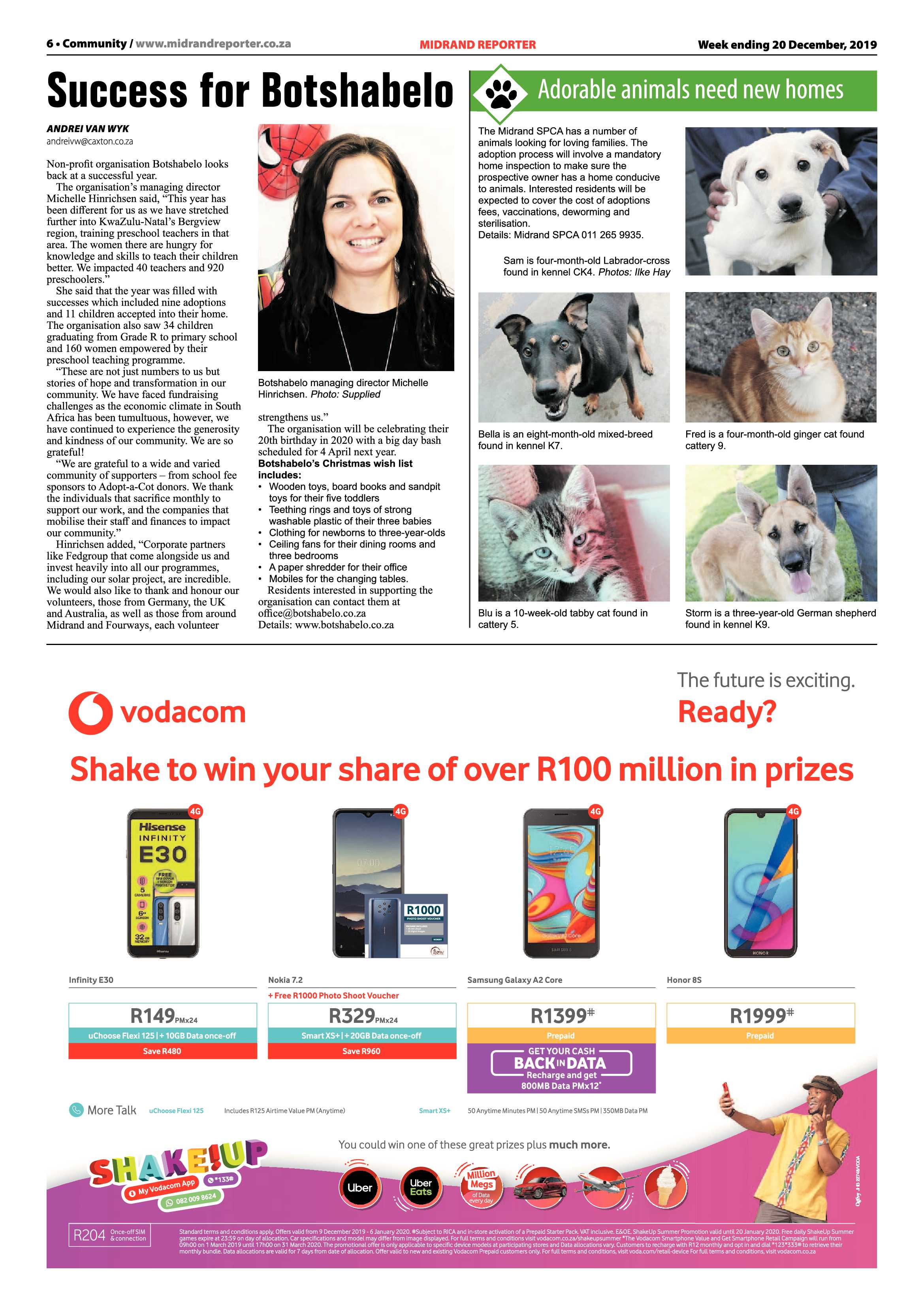 Midrand Reporter 20 December 2019 page 6
