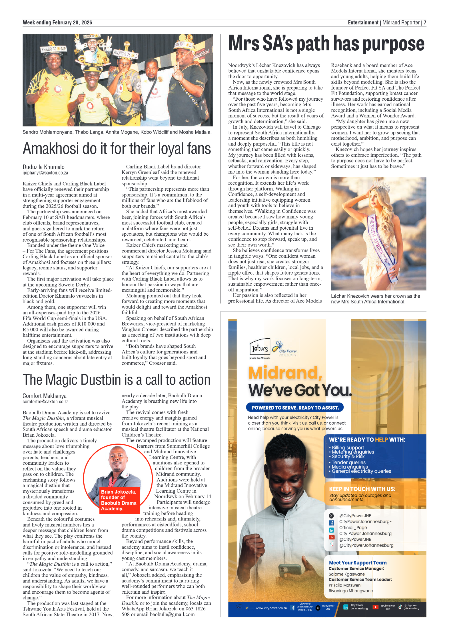 Midrand Reporter 20 February 2026 page 7