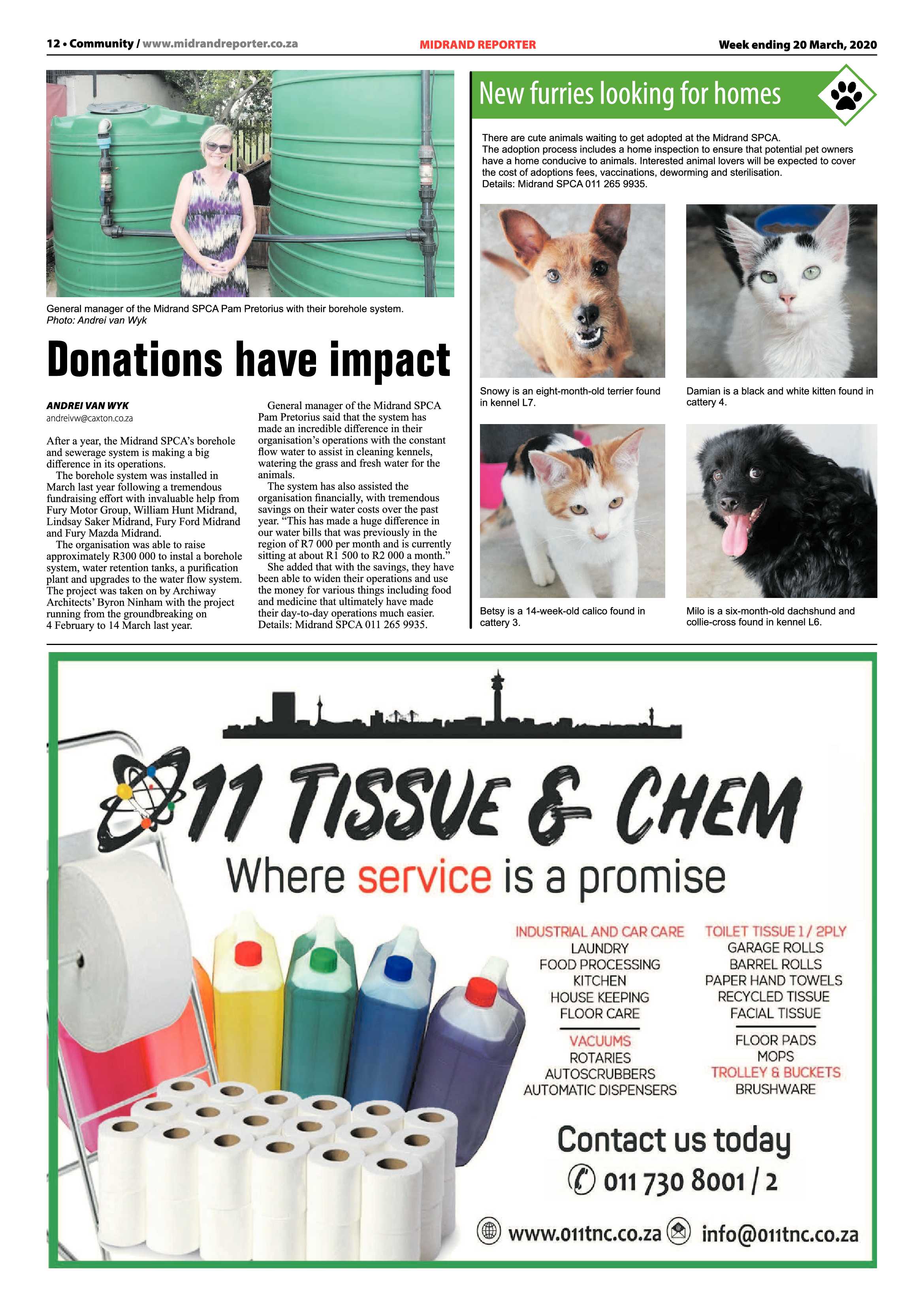 Midrand Reporter 20 March 2020 page 12