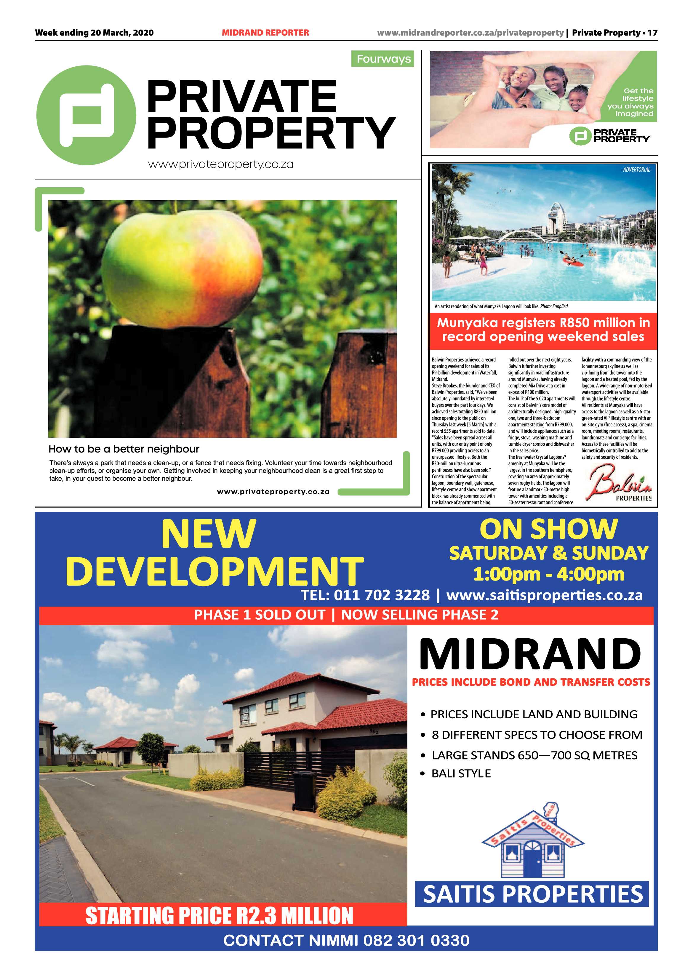 Midrand Reporter 20 March 2020 page 17