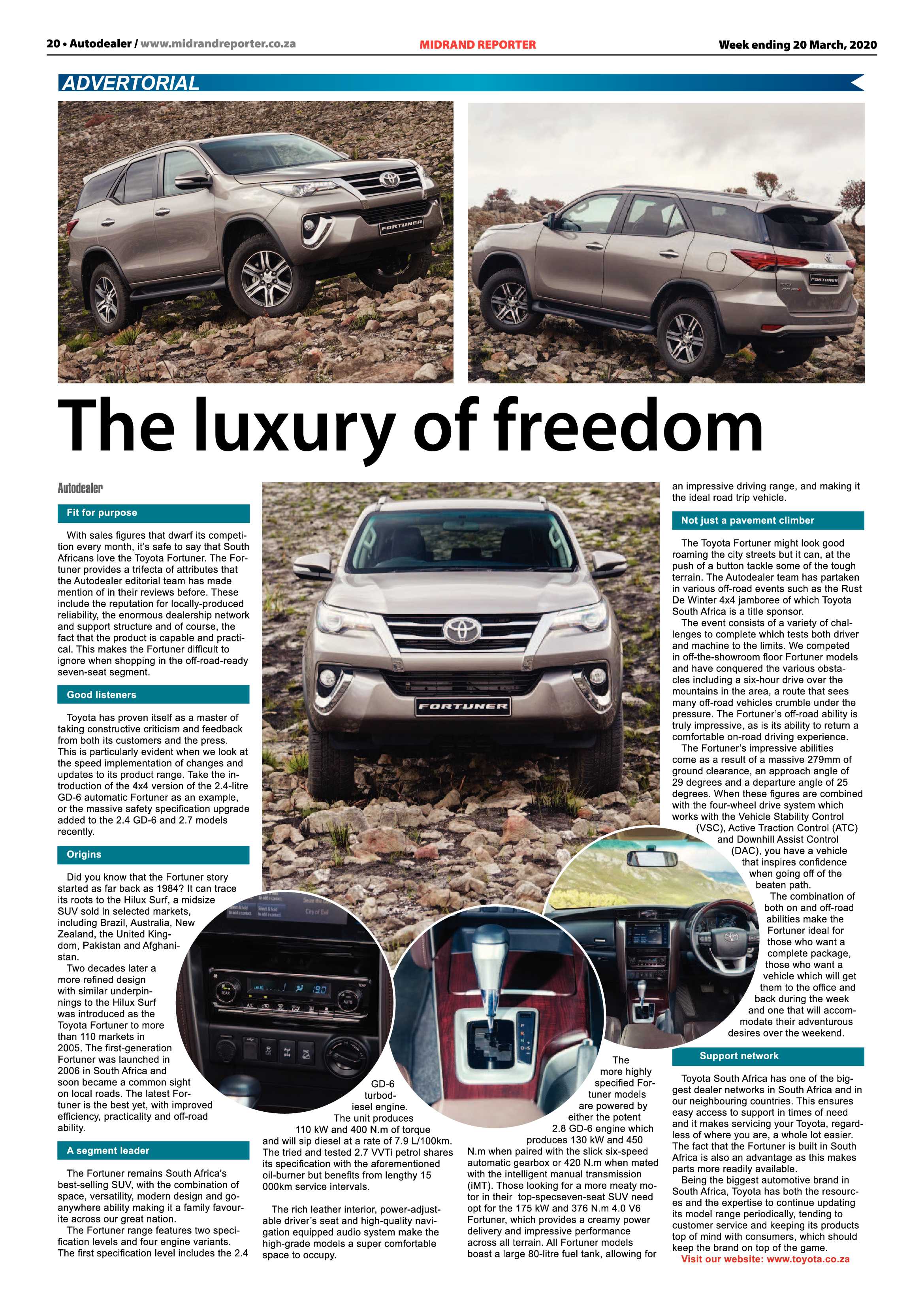 Midrand Reporter 20 March 2020 page 20