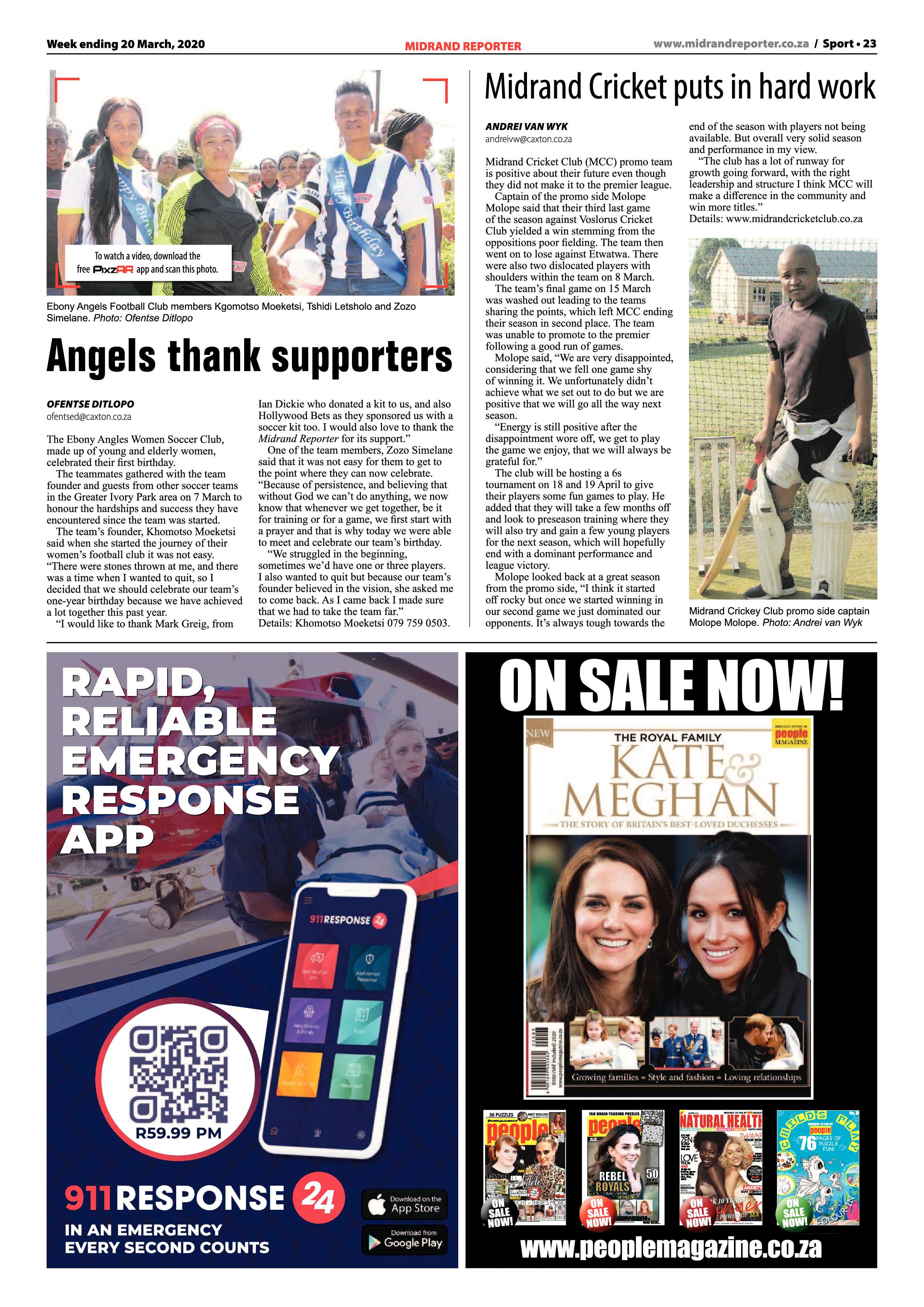 Midrand Reporter 20 March 2020 page 23