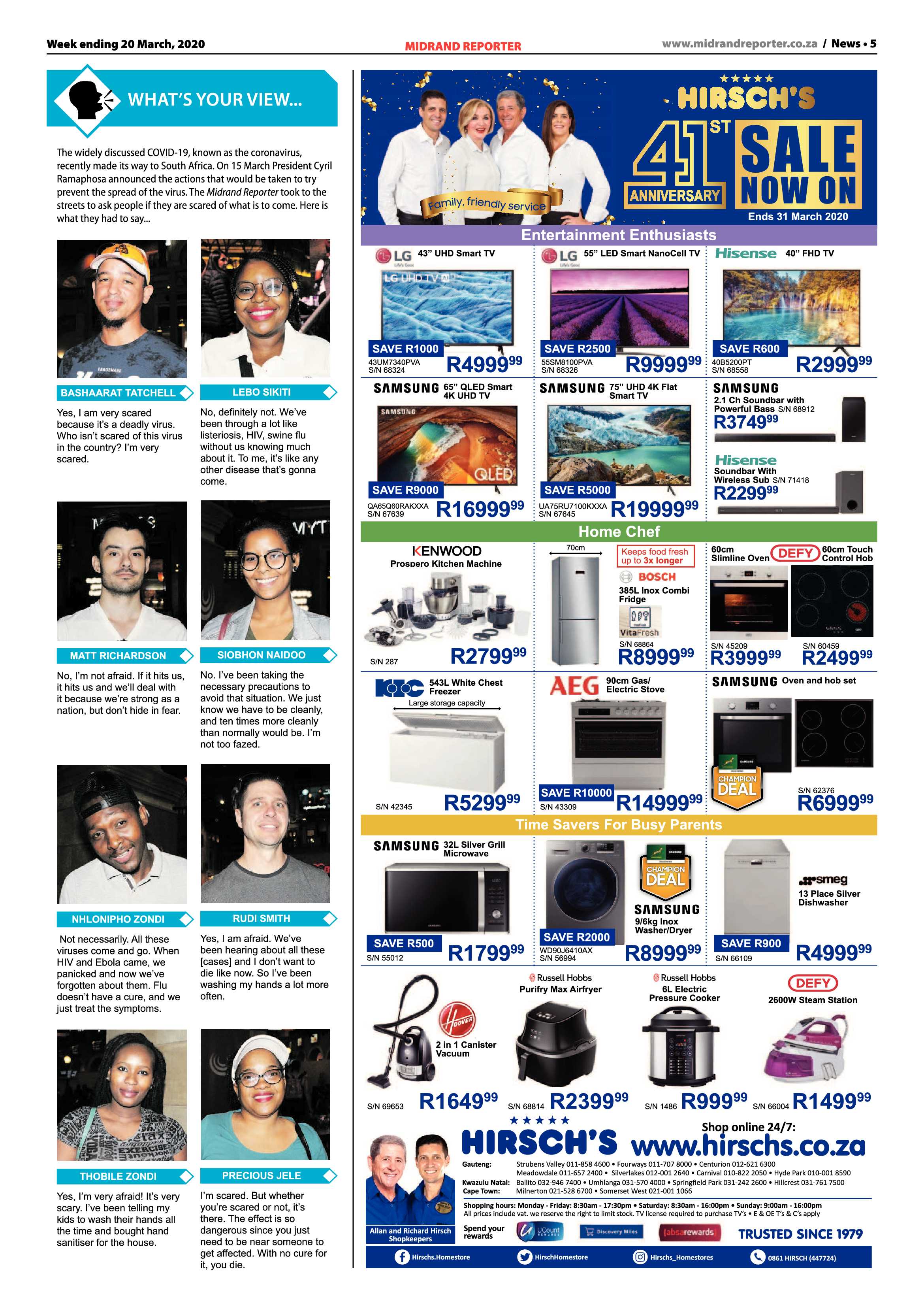 Midrand Reporter 20 March 2020 page 5