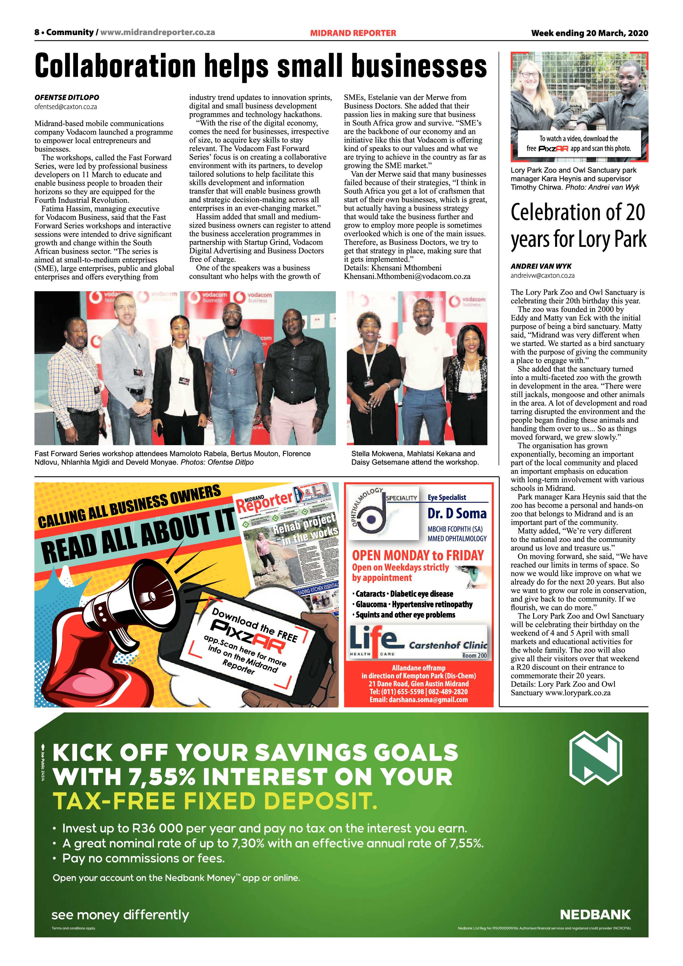 Midrand Reporter 20 March 2020 page 8