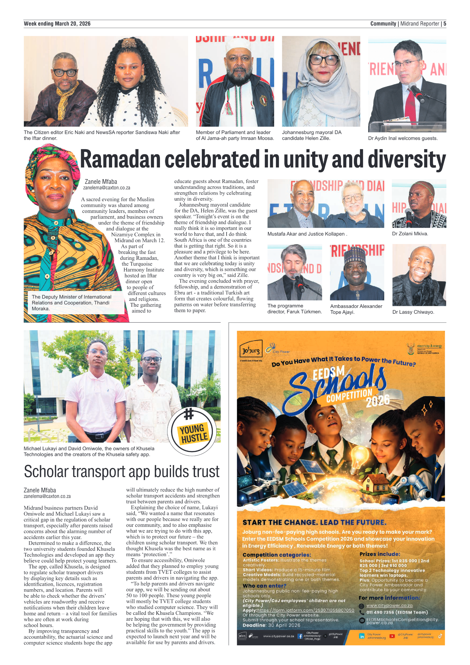Midrand Reporter 20 March 2026 page 5
