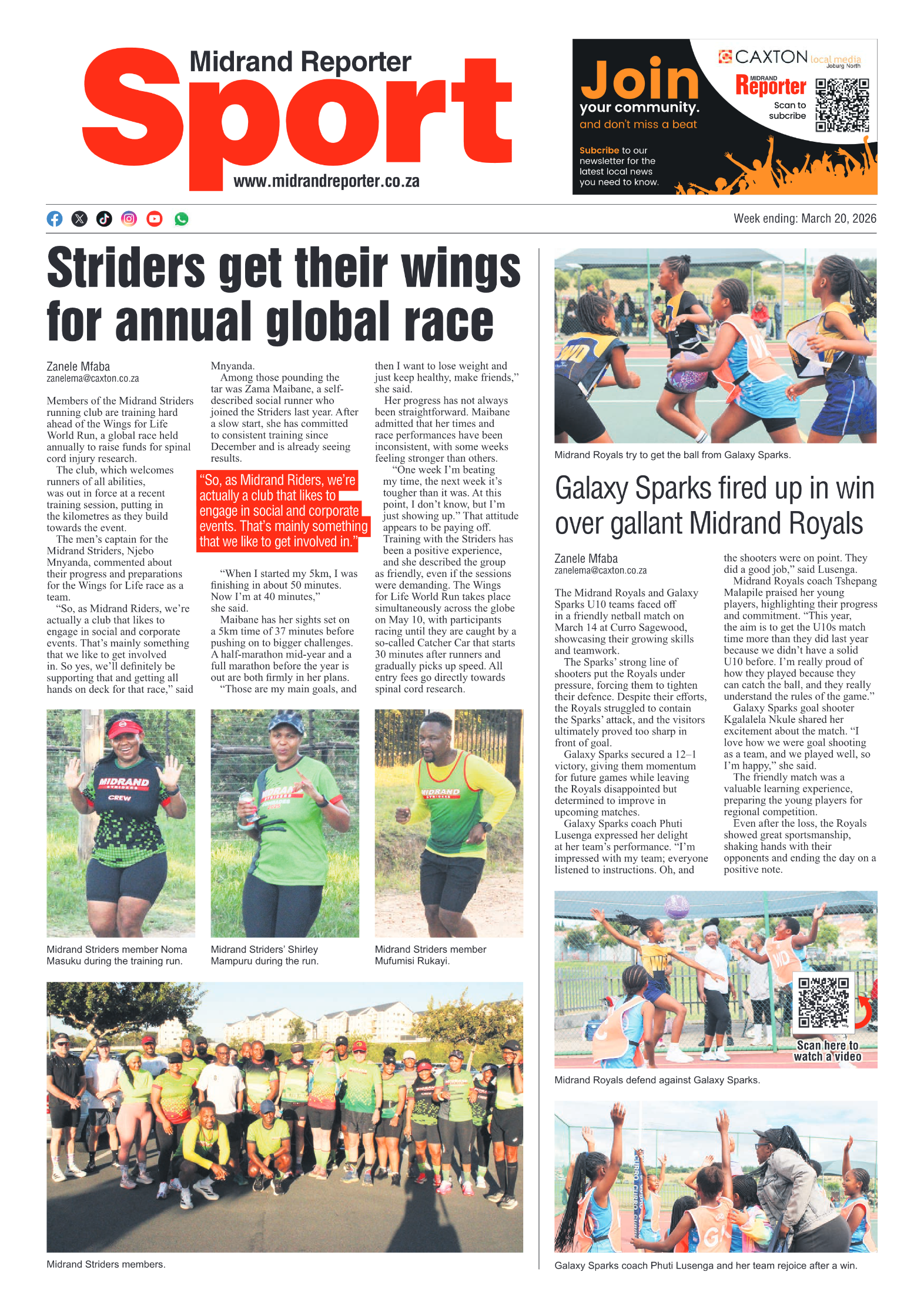 Midrand Reporter 20 March 2026 page 8