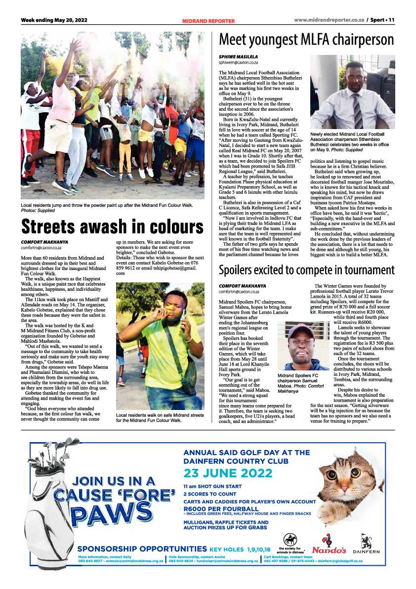 Midrand Reporter 20 May 2022 page 11