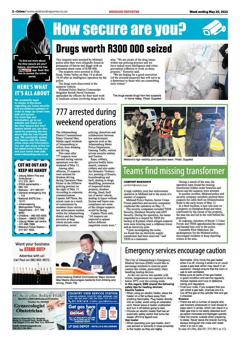 Midrand Reporter 20 May 2022 page 2