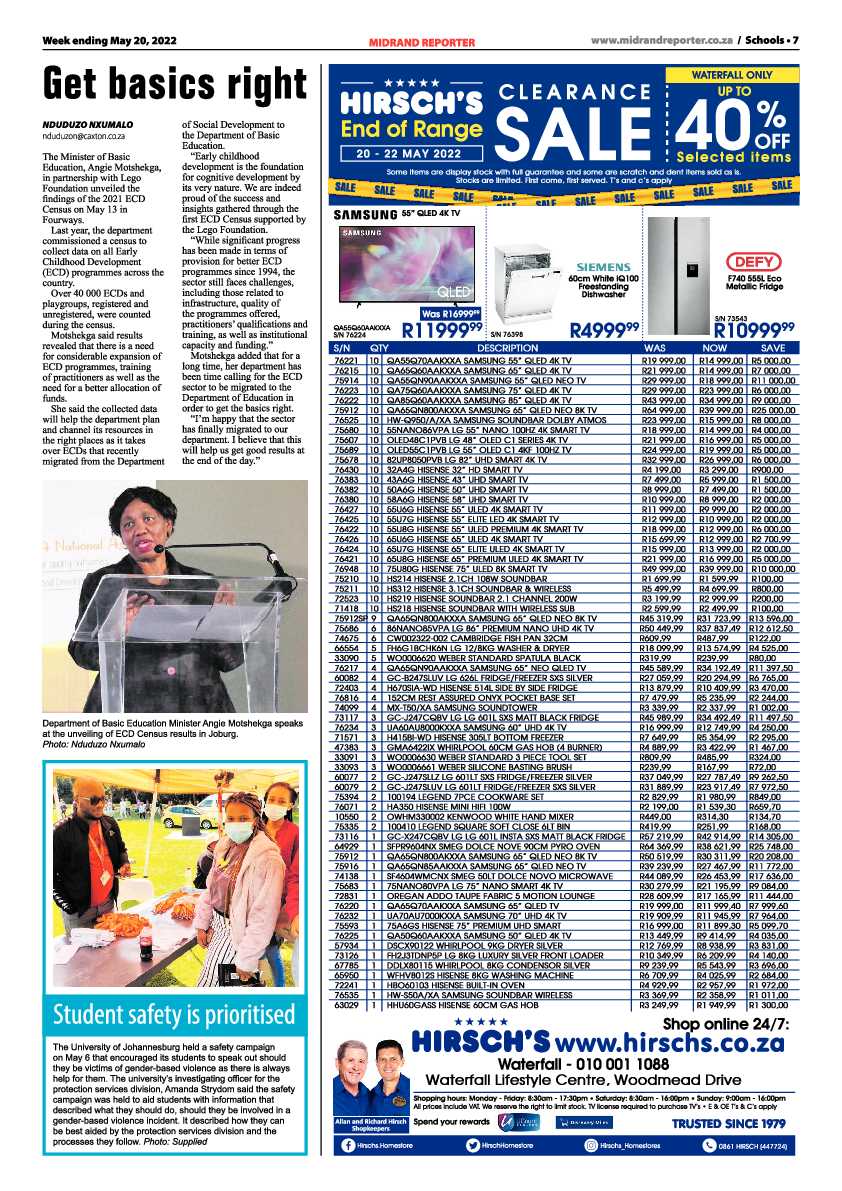 Midrand Reporter 20 May 2022 page 7
