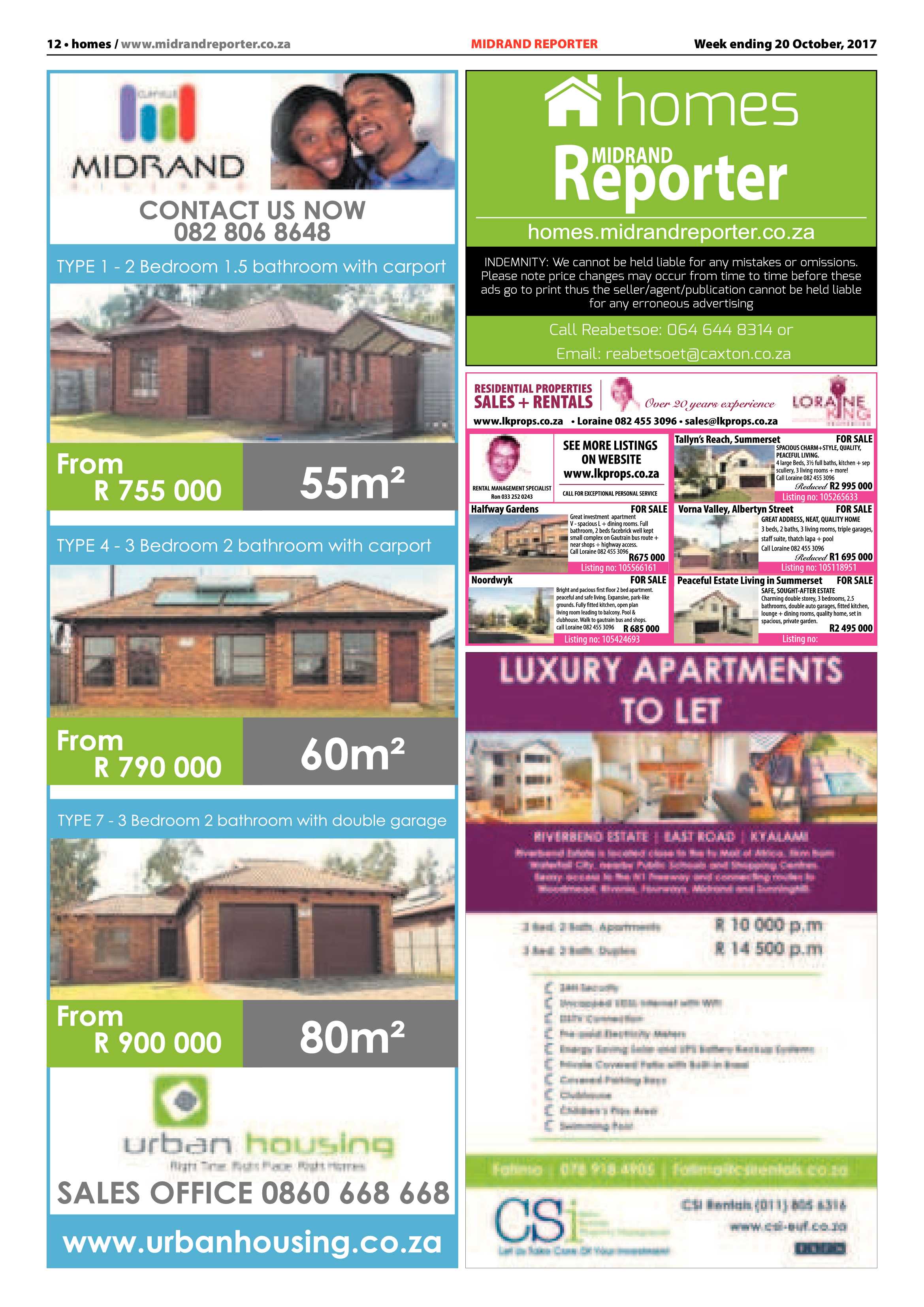 Midrand Reporter 20 October 2017 page 12