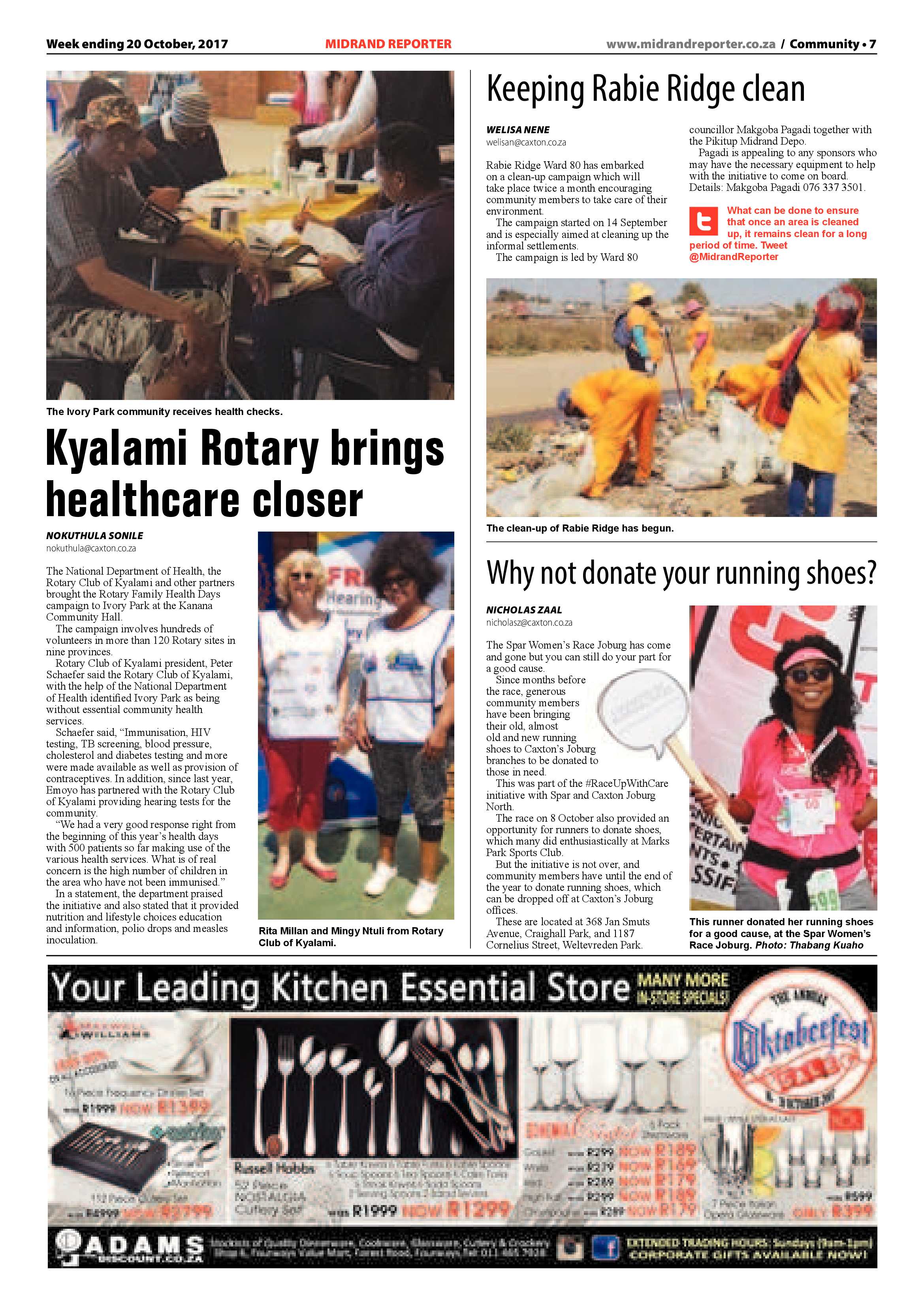 Midrand Reporter 20 October 2017 page 7