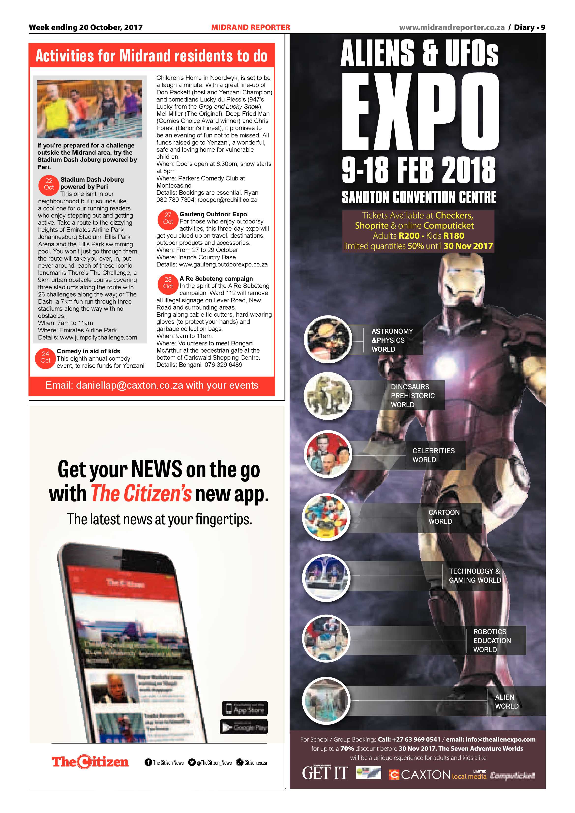 Midrand Reporter 20 October 2017 page 9