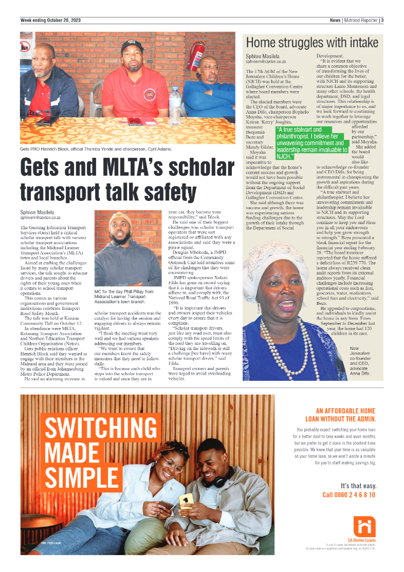Midrand Reporter 20 October 2023 page 3