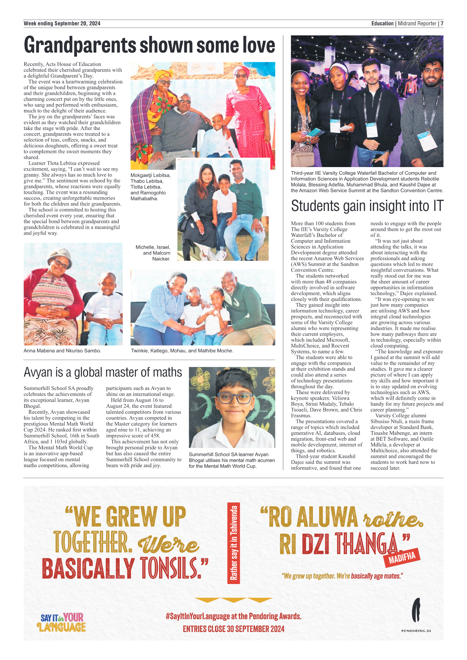 Midrand Reporter 20 September 2024 page 7
