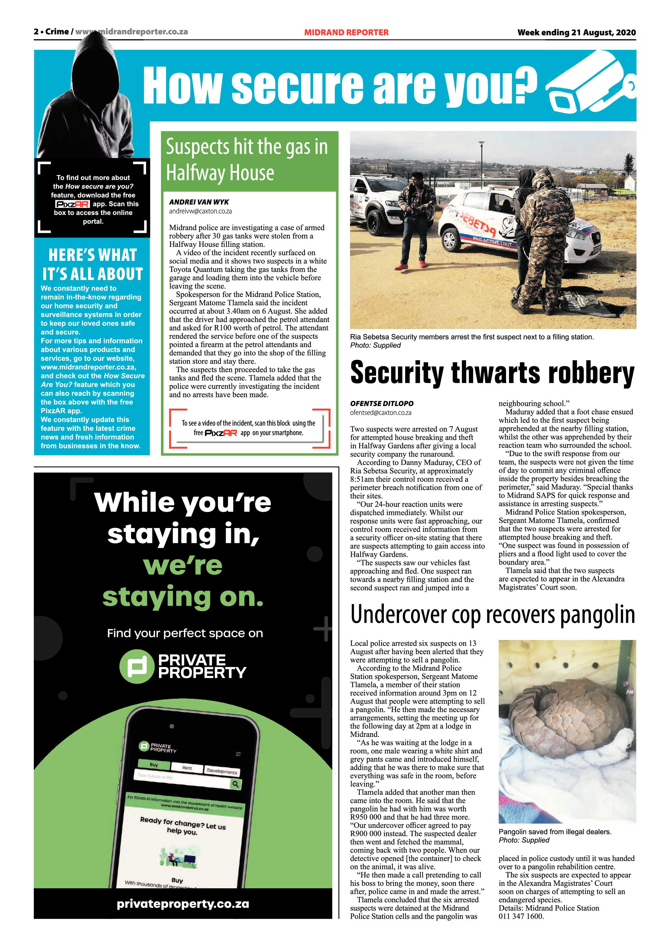 Midrand Reporter  21 August 2020 page 2