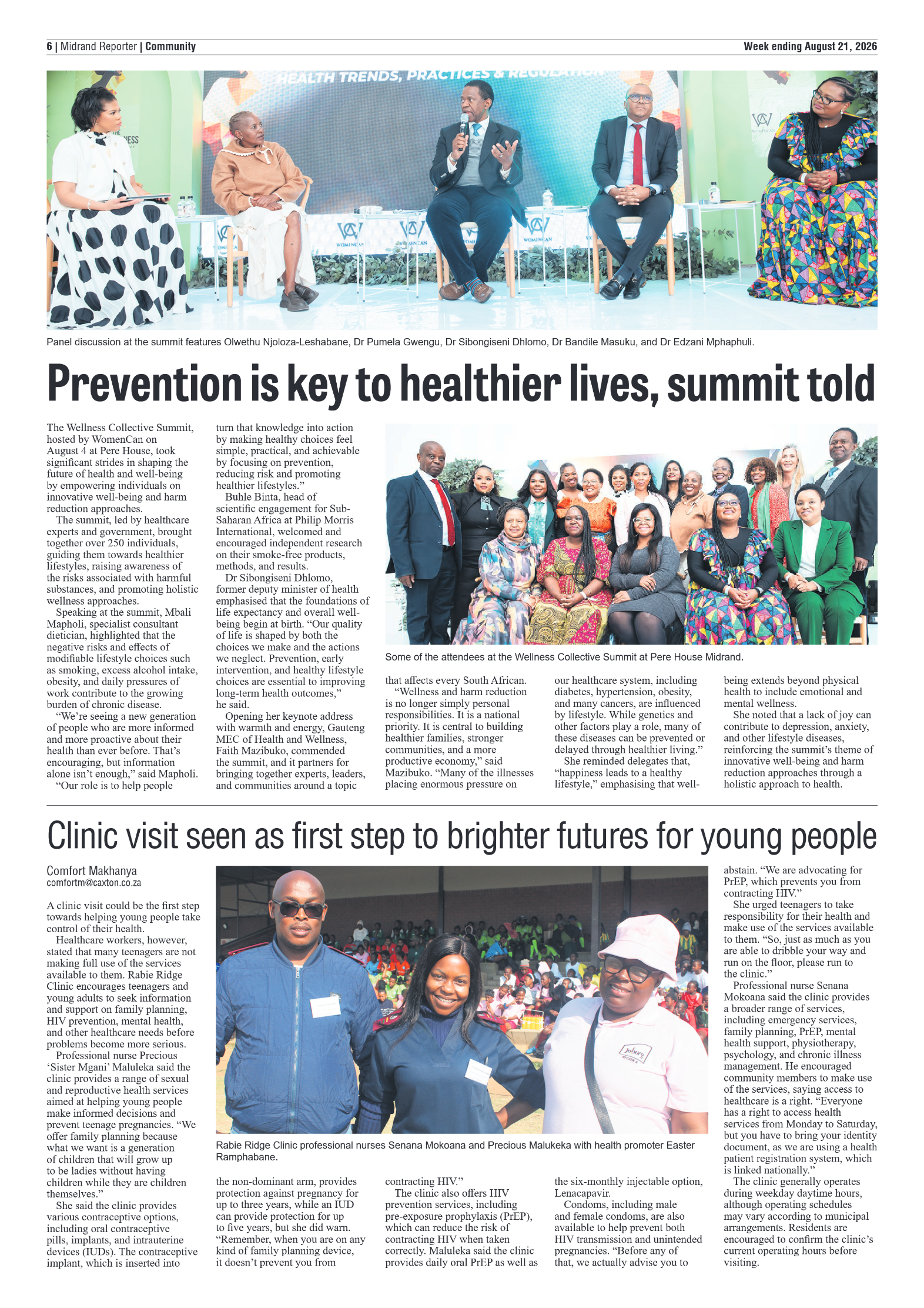 Midrand Reporter 21 August 2026 page 6