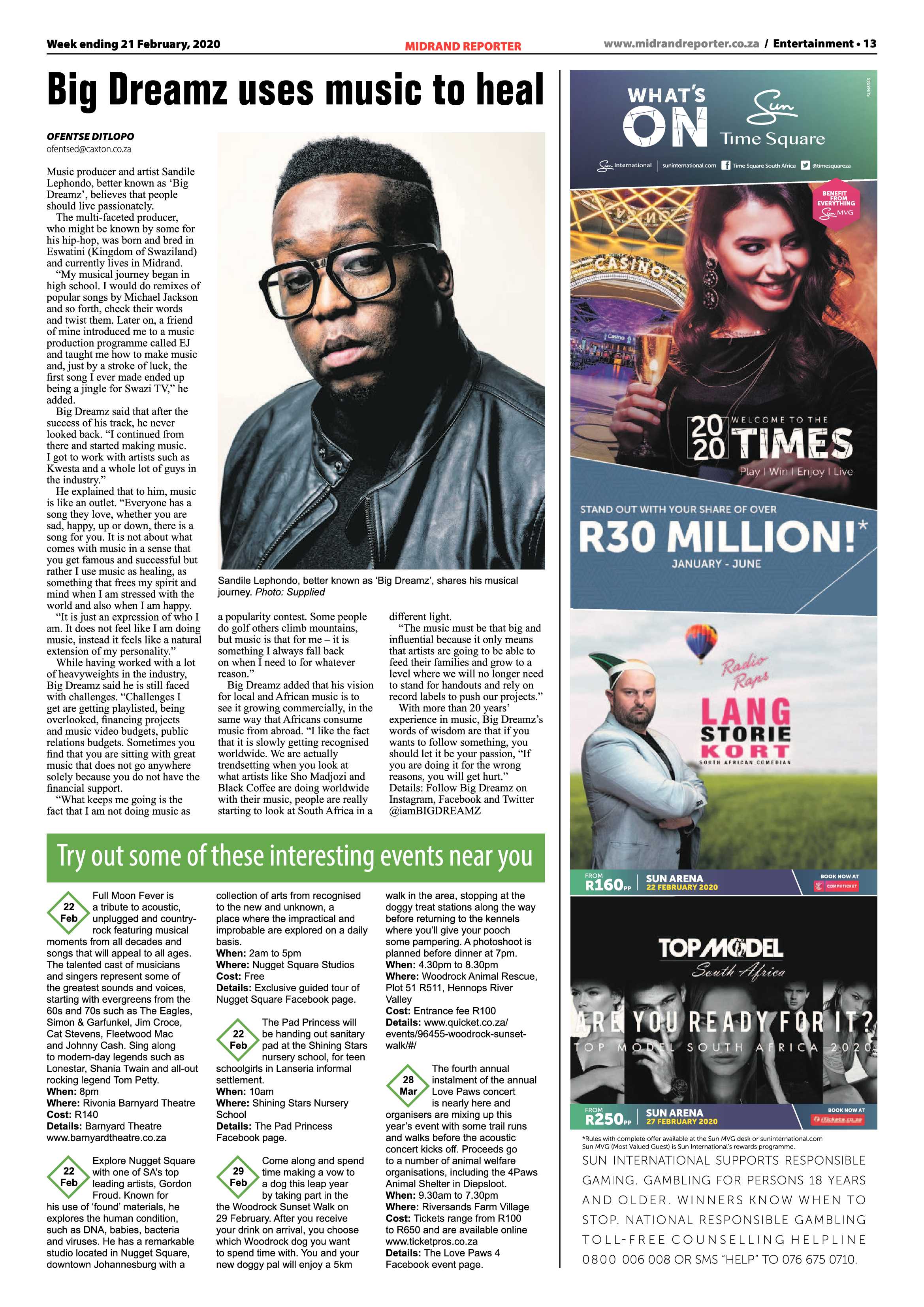 Midrand Reporter 21 February 2020 page 13