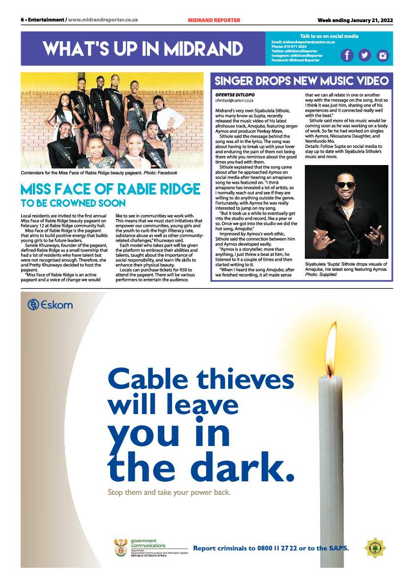 Midrand Reporter 21 January 2022 page 6