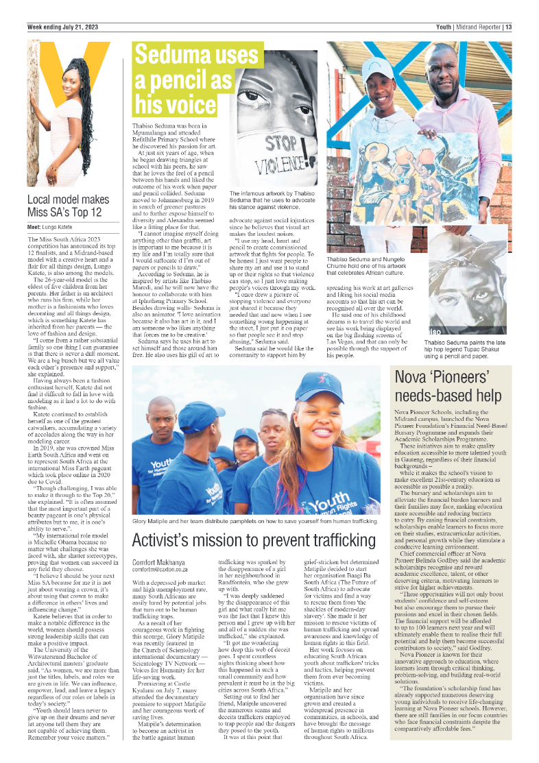 Midrand Reporter 21 July 2023 page 13