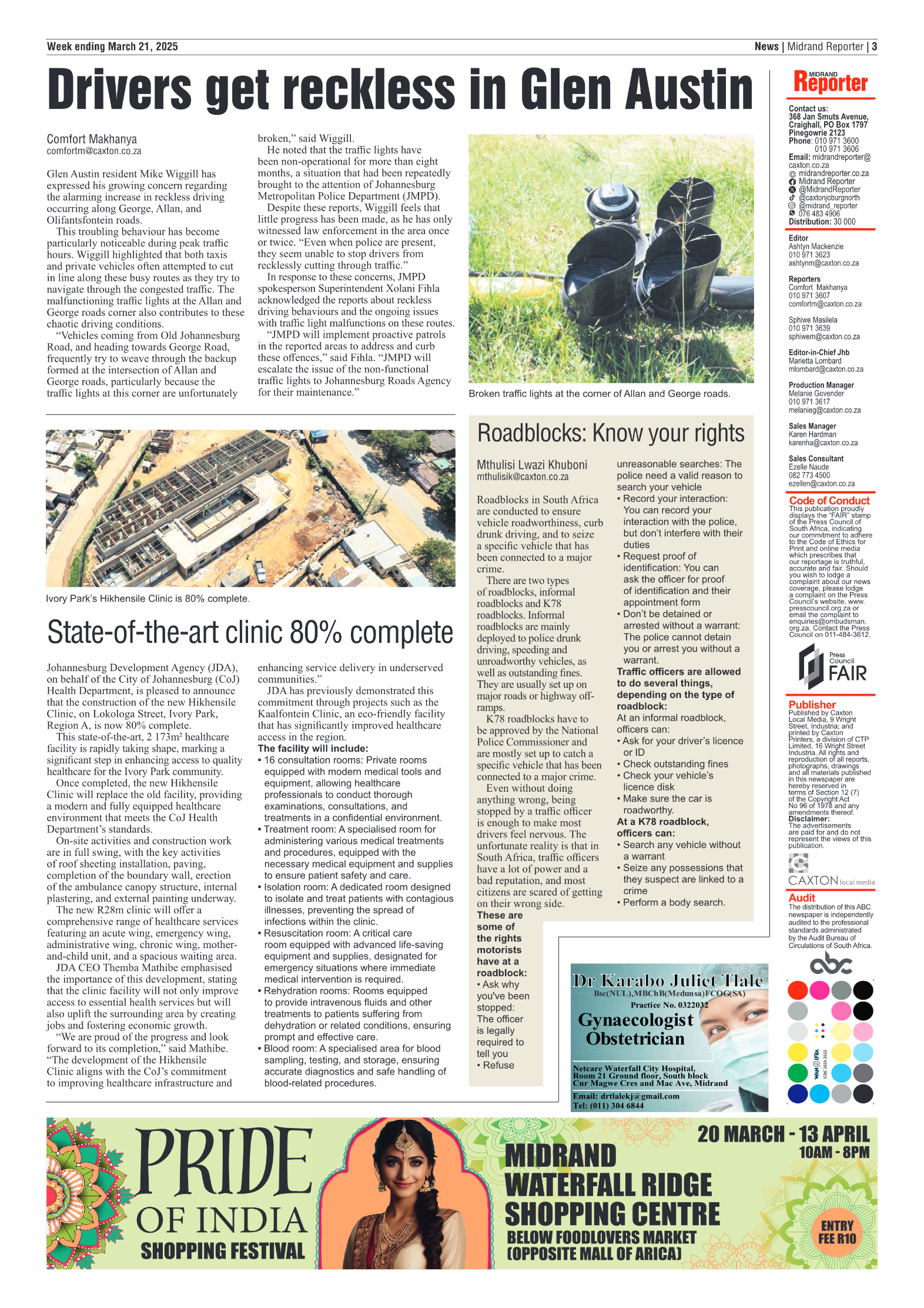 Midrand Reporter 21 March 2025 page 3