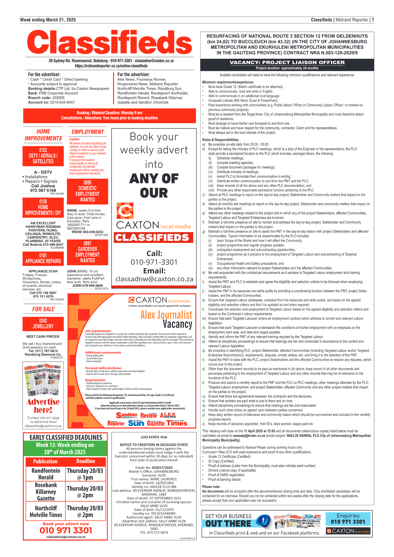 Midrand Reporter 21 March 2025 page 7