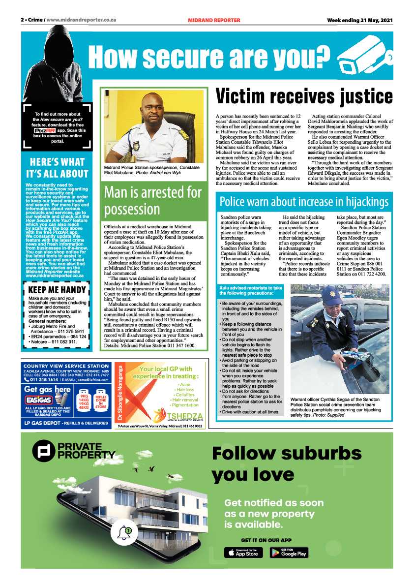 Midrand Reporter 21 May 2021 page 2