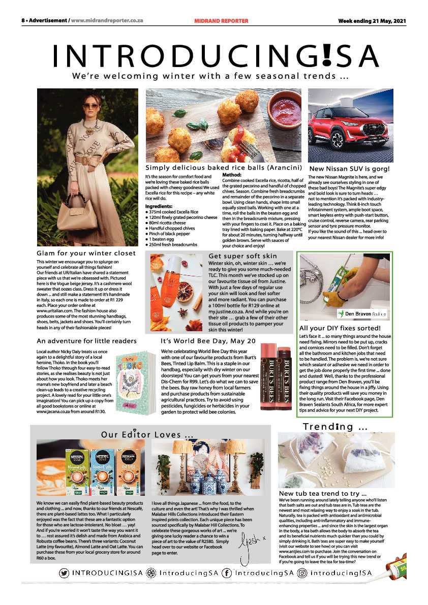 Midrand Reporter 21 May 2021 page 8