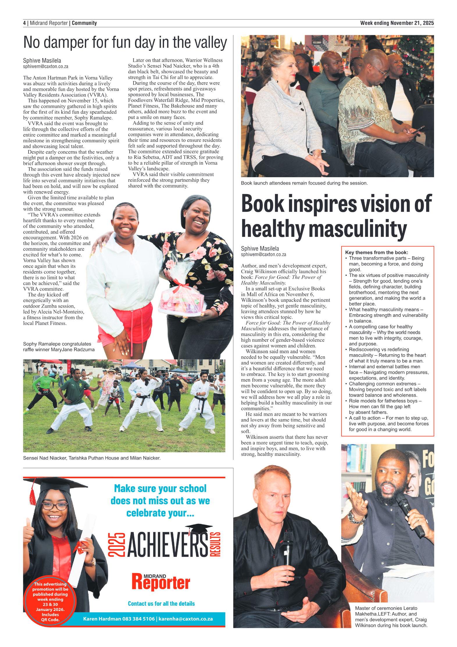Midrand Reporter 21 November 2025 page 4