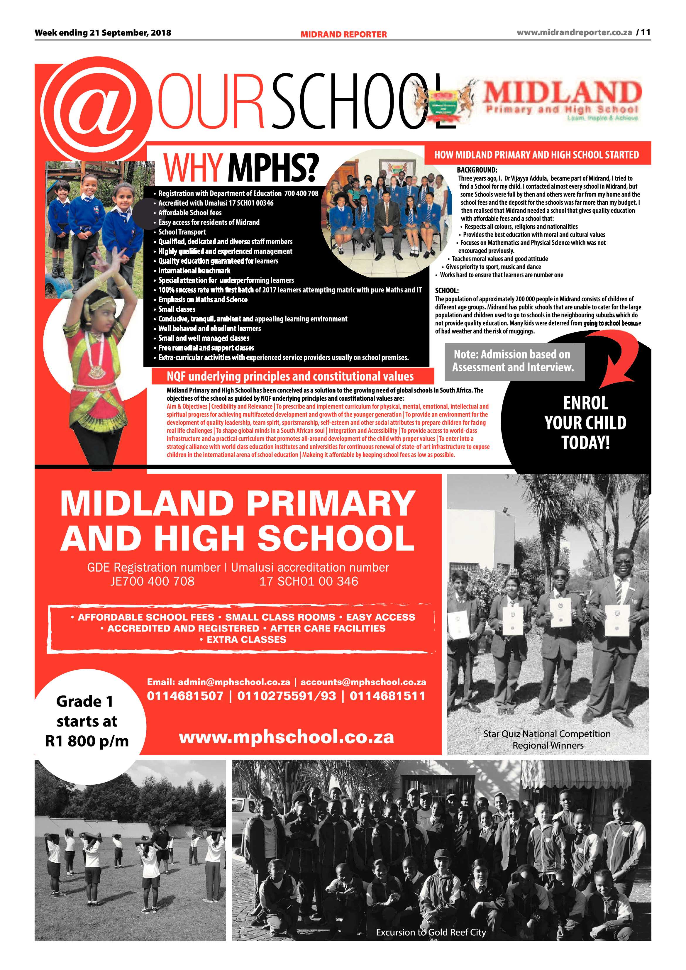 Midrand Reporter 21 September, 2018 page 11